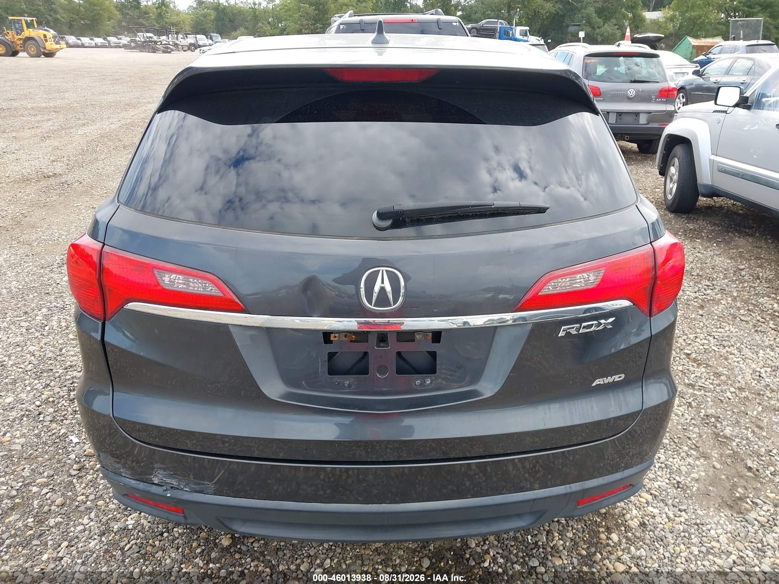 2013 Acura Rdx   Gray vin: 5J8TB4H53DL017976