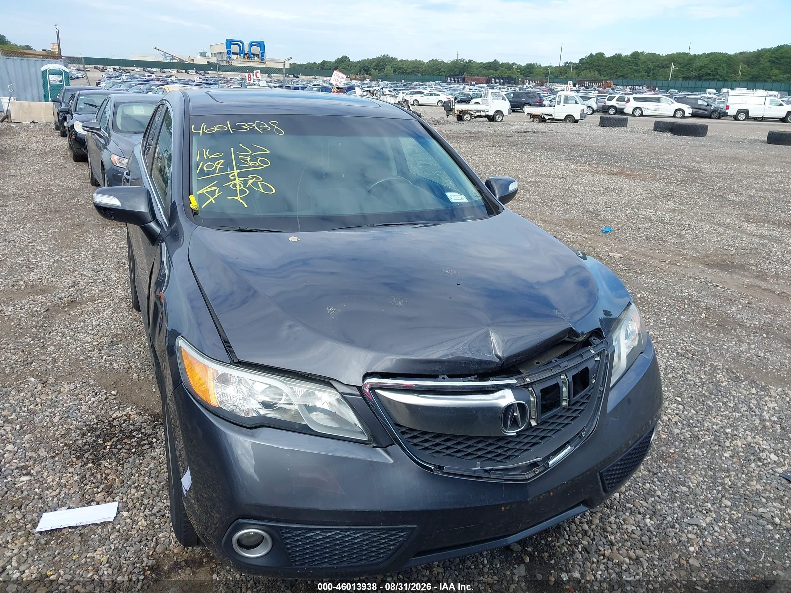 2013 Acura Rdx   Gray vin: 5J8TB4H53DL017976