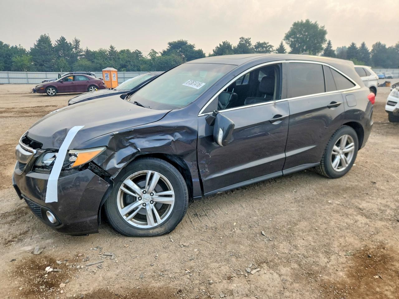 2013 Acura Rdx Technology Gray vin: 5J8TB4H53DL019548