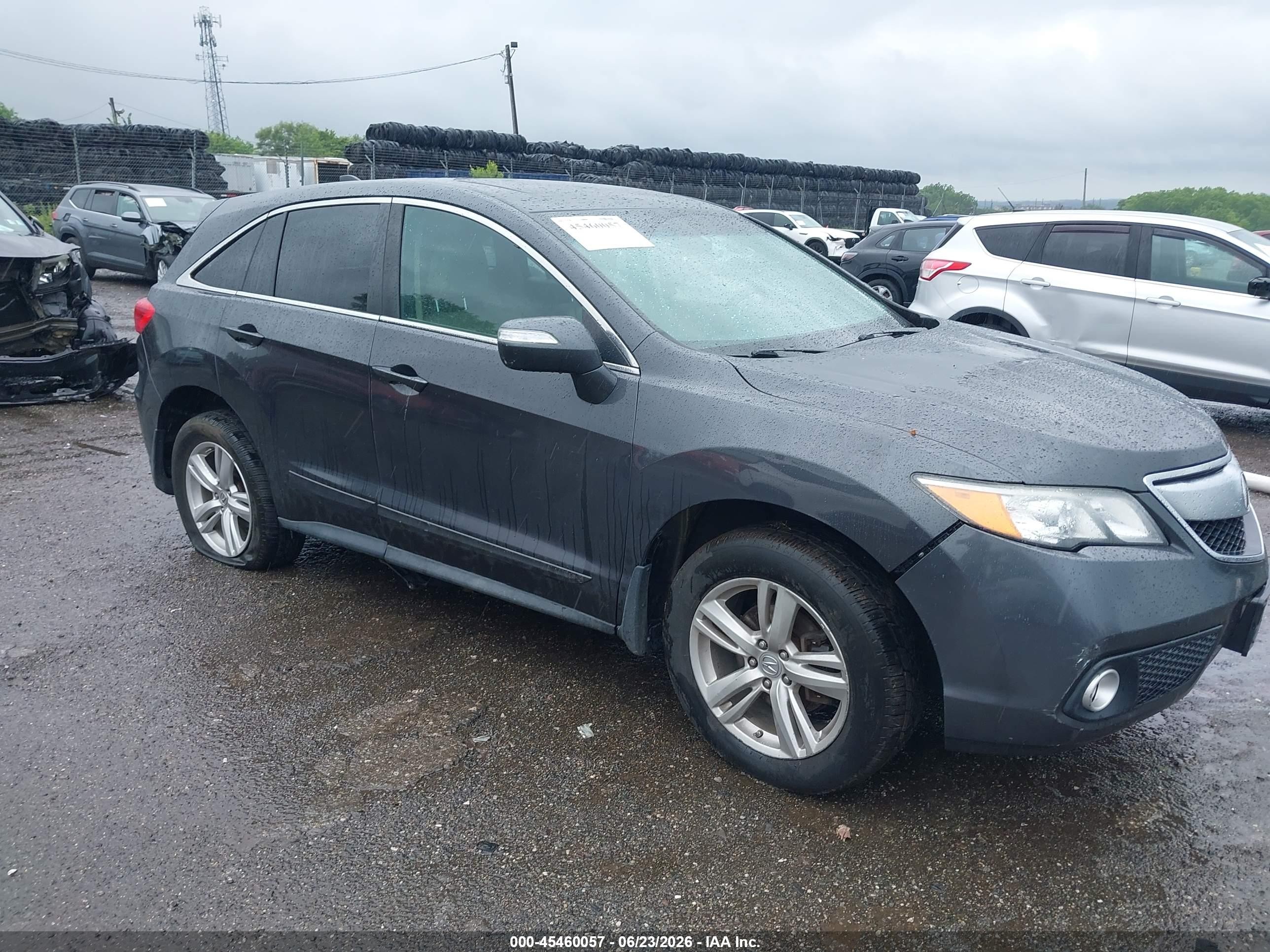 2014 Acura Rdx   Gray vin: 5J8TB4H53EL017526