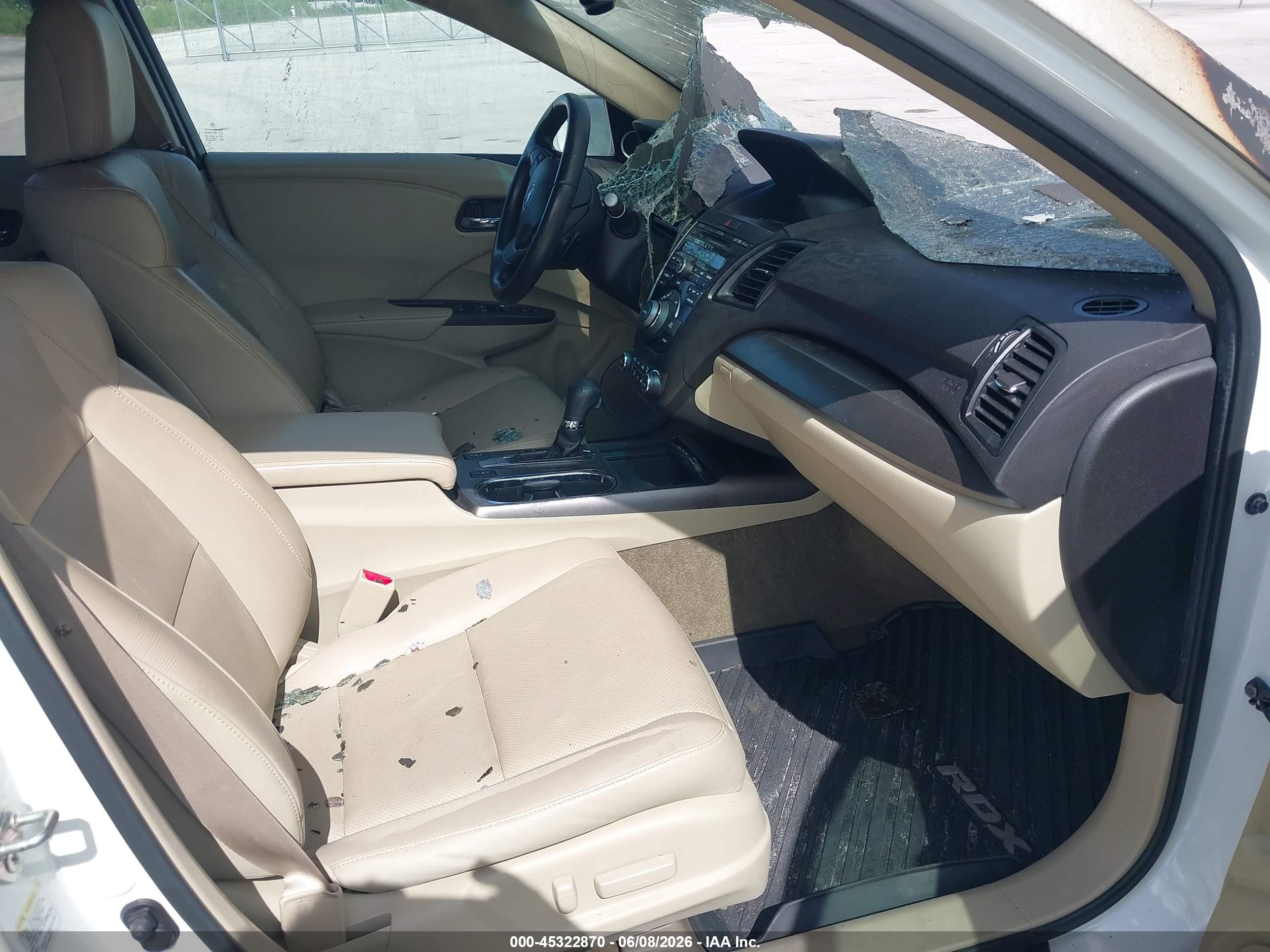 2015 Acura Rdx   White vin: 5J8TB4H53FL009346