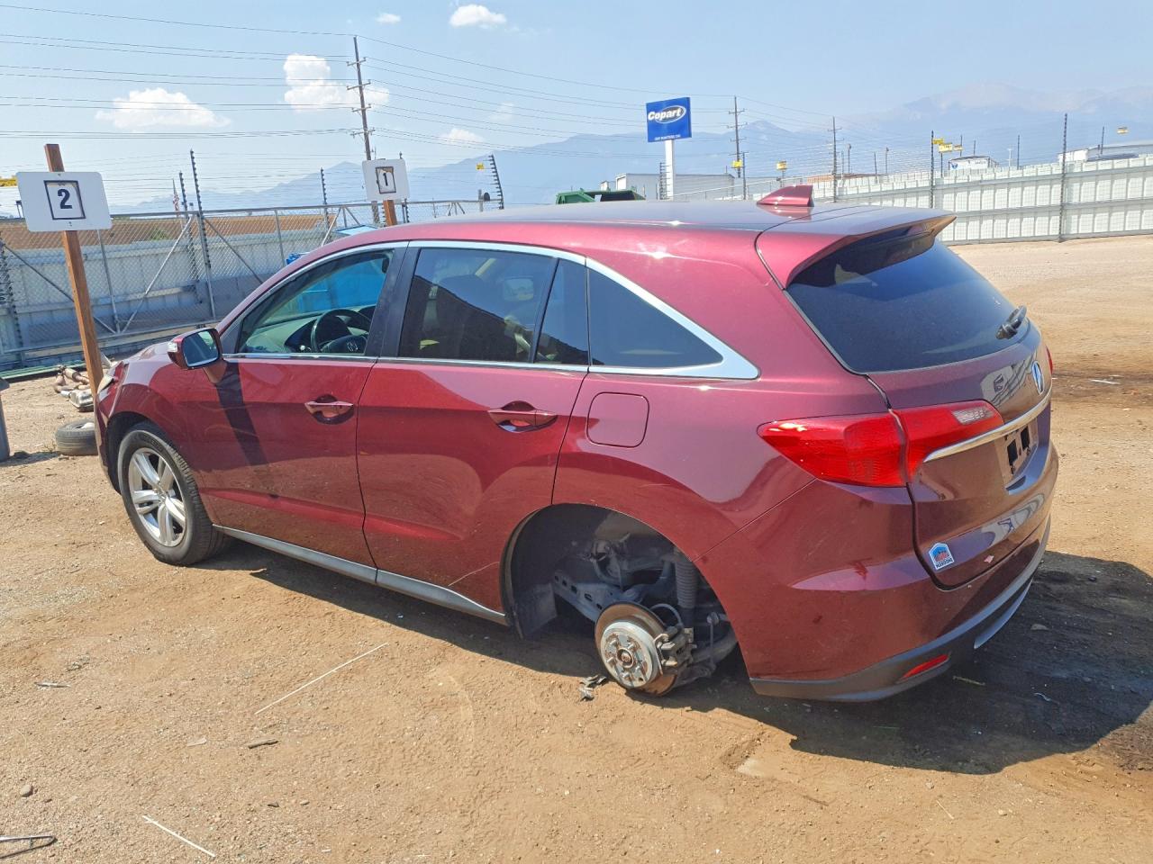 2015 Acura Rdx Technology Red vin: 5J8TB4H53FL011002