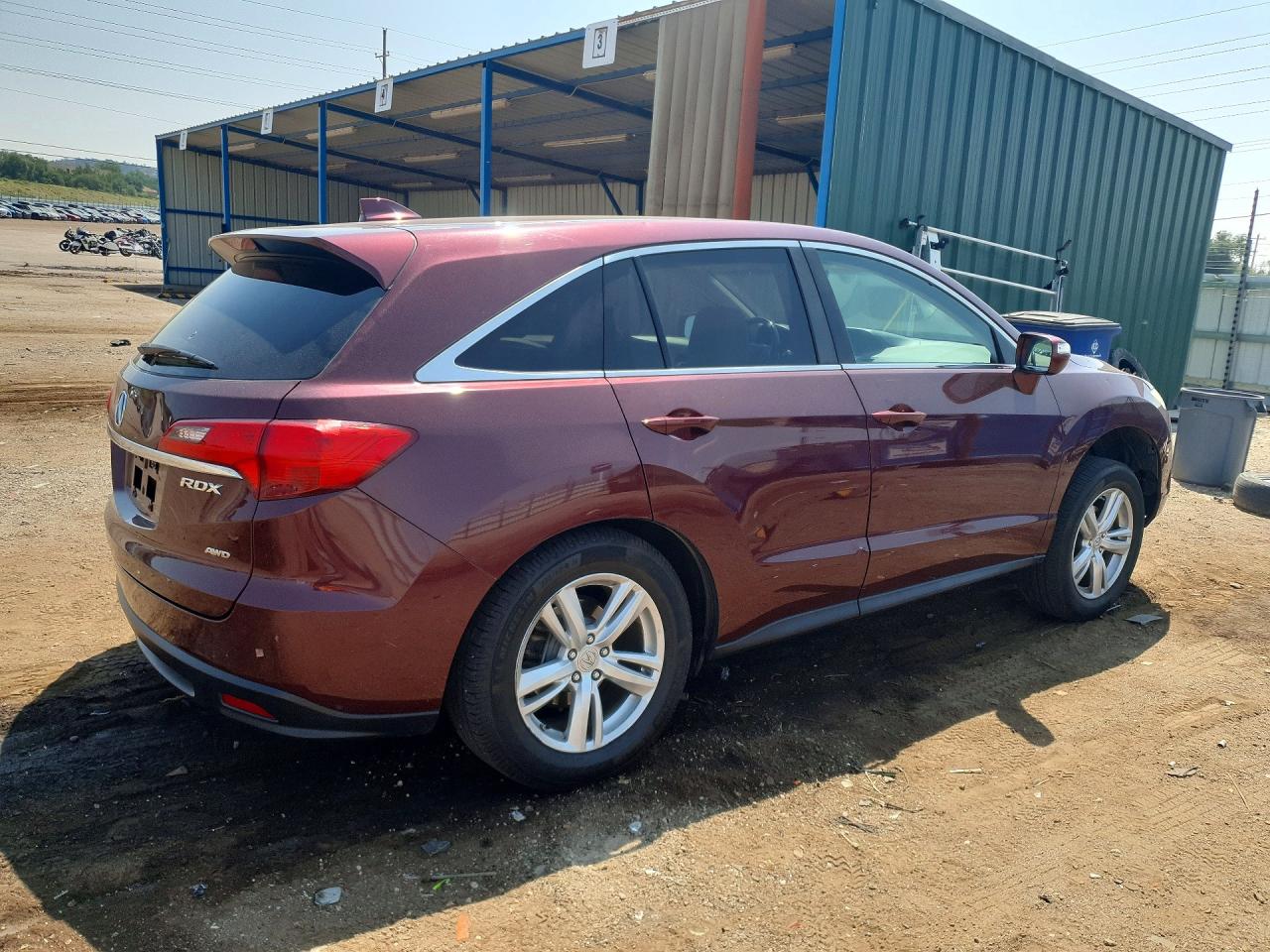 2015 Acura Rdx Technology Red vin: 5J8TB4H53FL011002