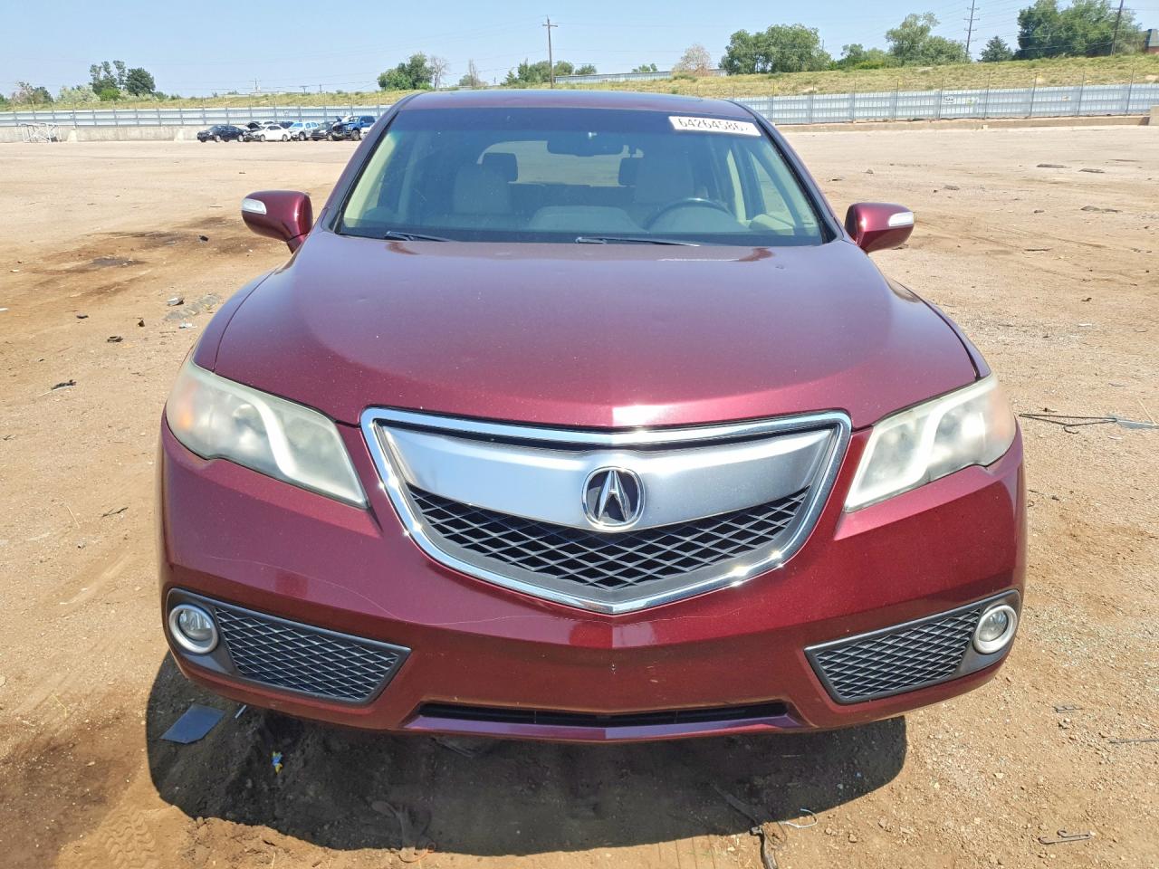 2015 Acura Rdx Technology Red vin: 5J8TB4H53FL011002