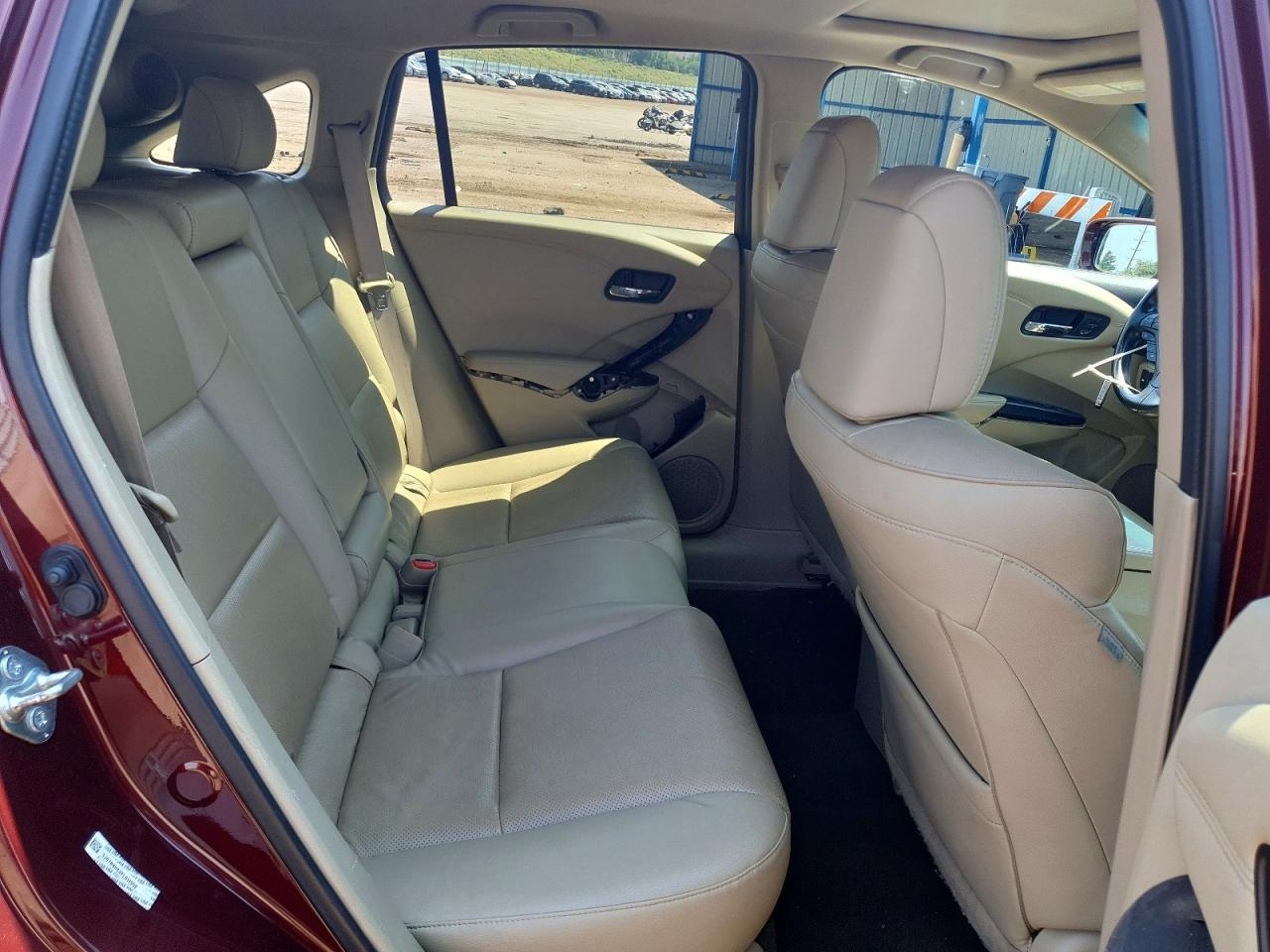 2015 Acura Rdx Technology Red vin: 5J8TB4H53FL011002