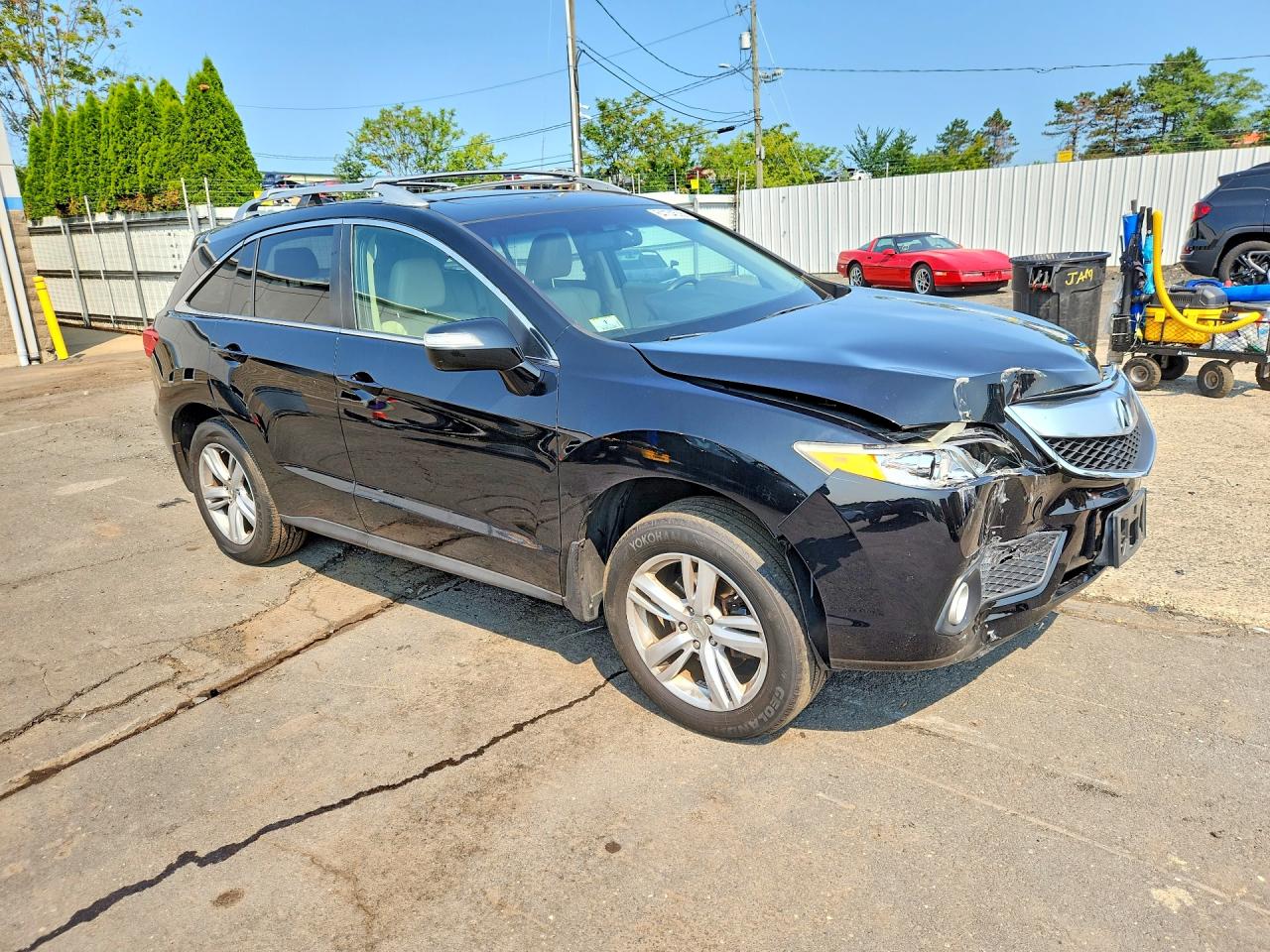 2015 Acura Rdx Technology Черный vin: 5J8TB4H53FL024798
