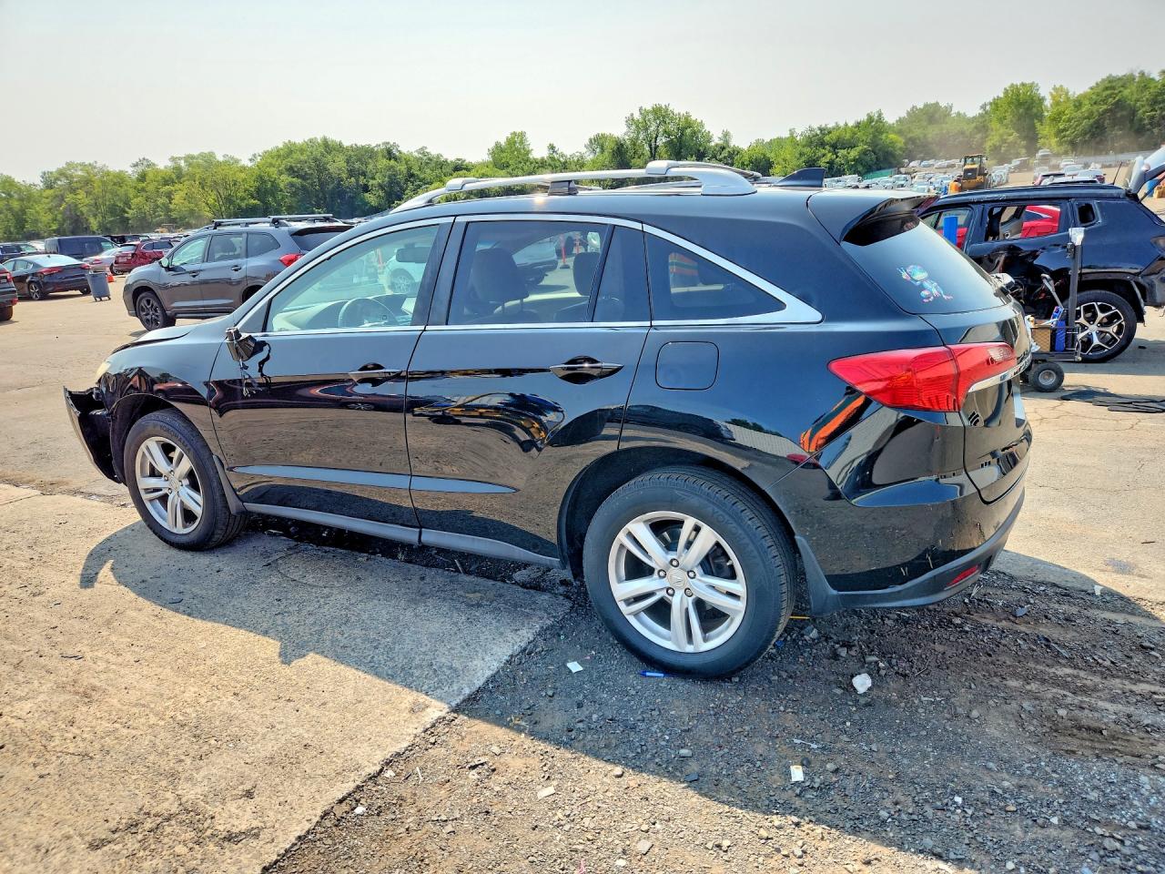2015 Acura Rdx Technology Черный vin: 5J8TB4H53FL024798