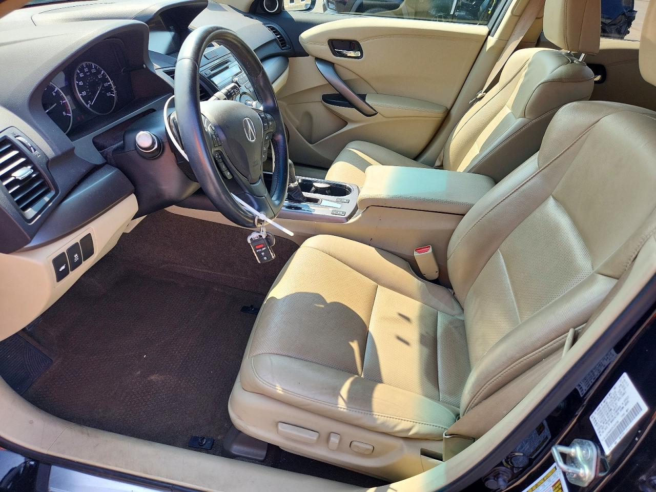 2015 Acura Rdx Technology Черный vin: 5J8TB4H53FL024798