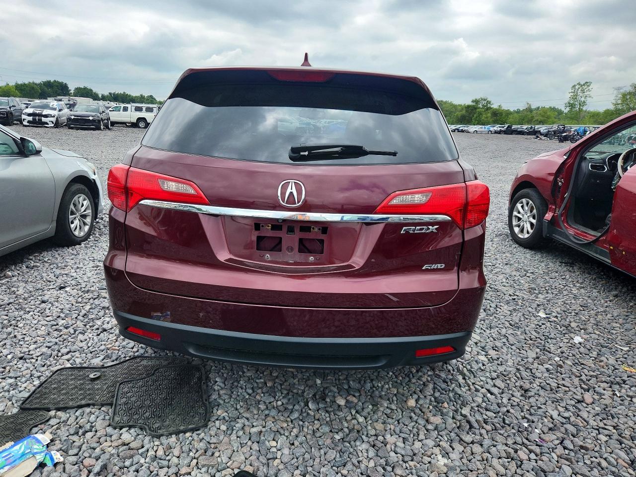 2014 Acura Rdx Technology Burgundy vin: 5J8TB4H54EL001724