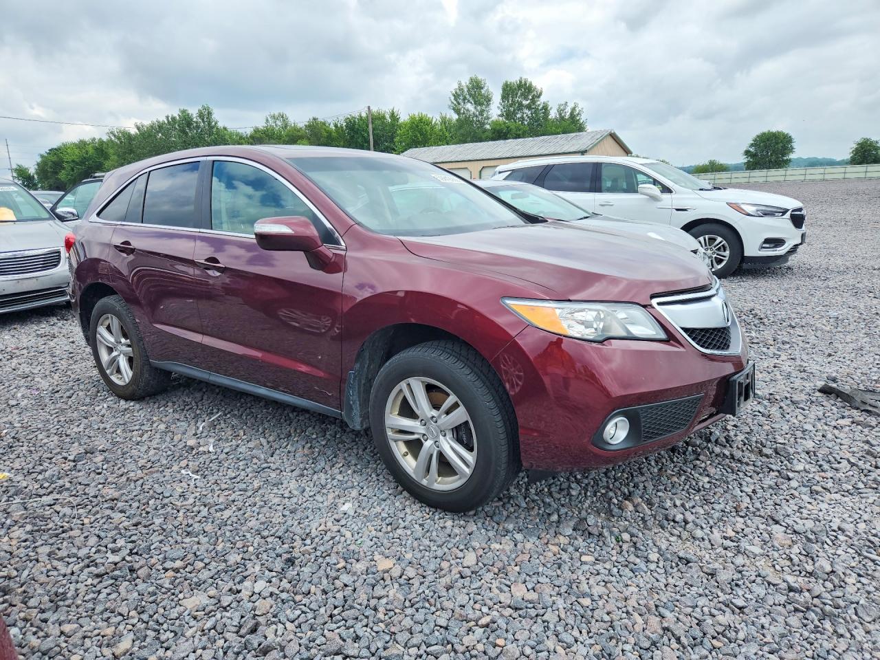 2014 Acura Rdx Technology Burgundy vin: 5J8TB4H54EL001724
