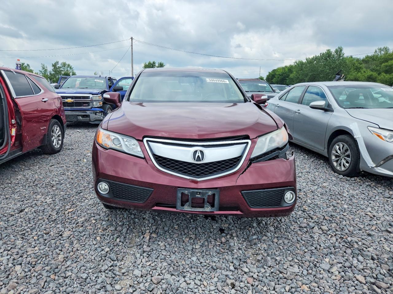 2014 Acura Rdx Technology Burgundy vin: 5J8TB4H54EL001724