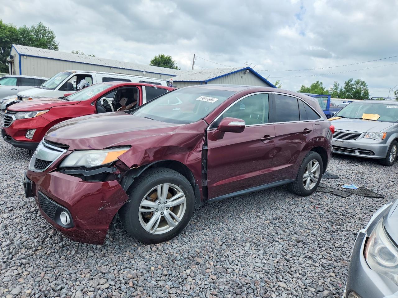 2014 Acura Rdx Technology Burgundy vin: 5J8TB4H54EL001724