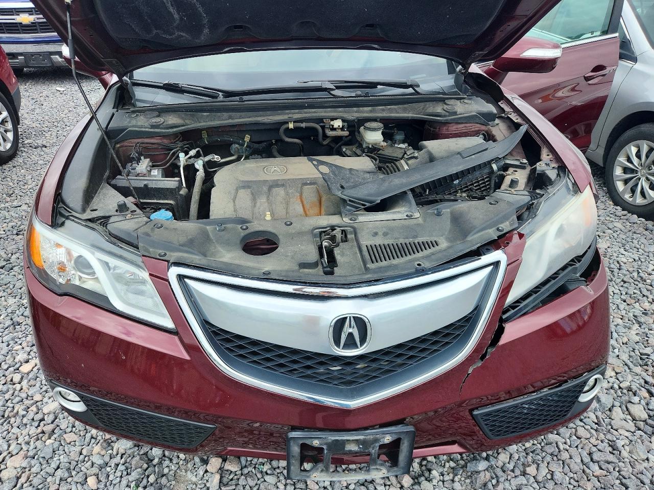 2014 Acura Rdx Technology Burgundy vin: 5J8TB4H54EL001724