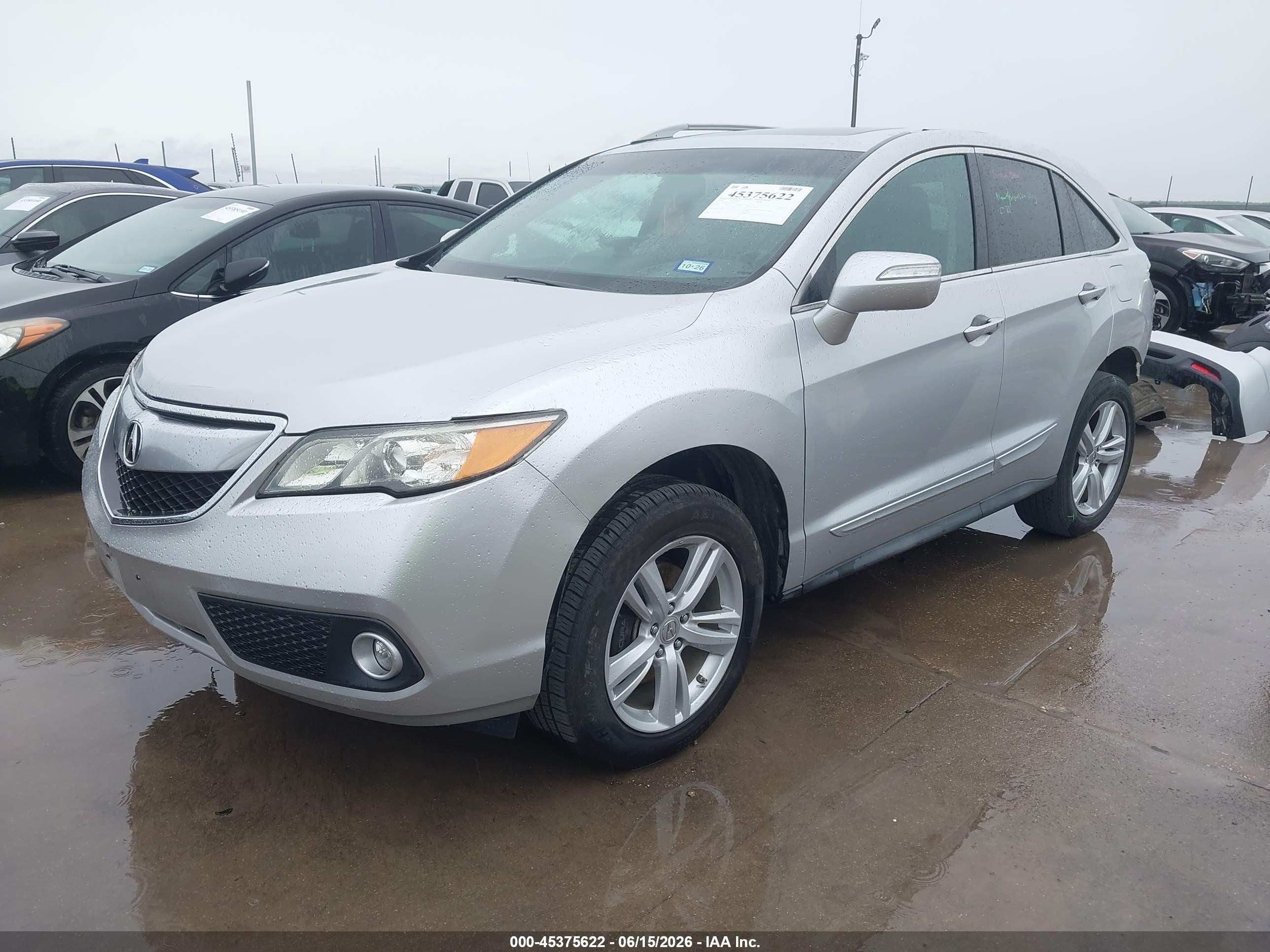2014 Acura Rdx   Silver vin: 5J8TB4H54EL002131