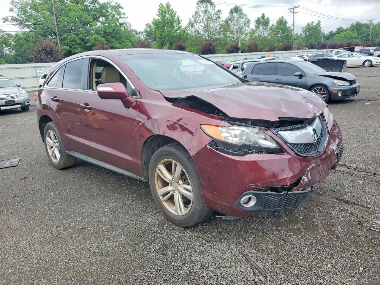 2014 Acura Rdx Technology Burgundy vin: 5J8TB4H54EL007751