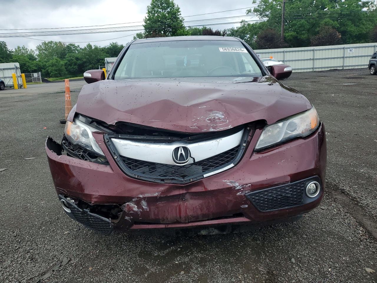 2014 Acura Rdx Technology Burgundy vin: 5J8TB4H54EL007751