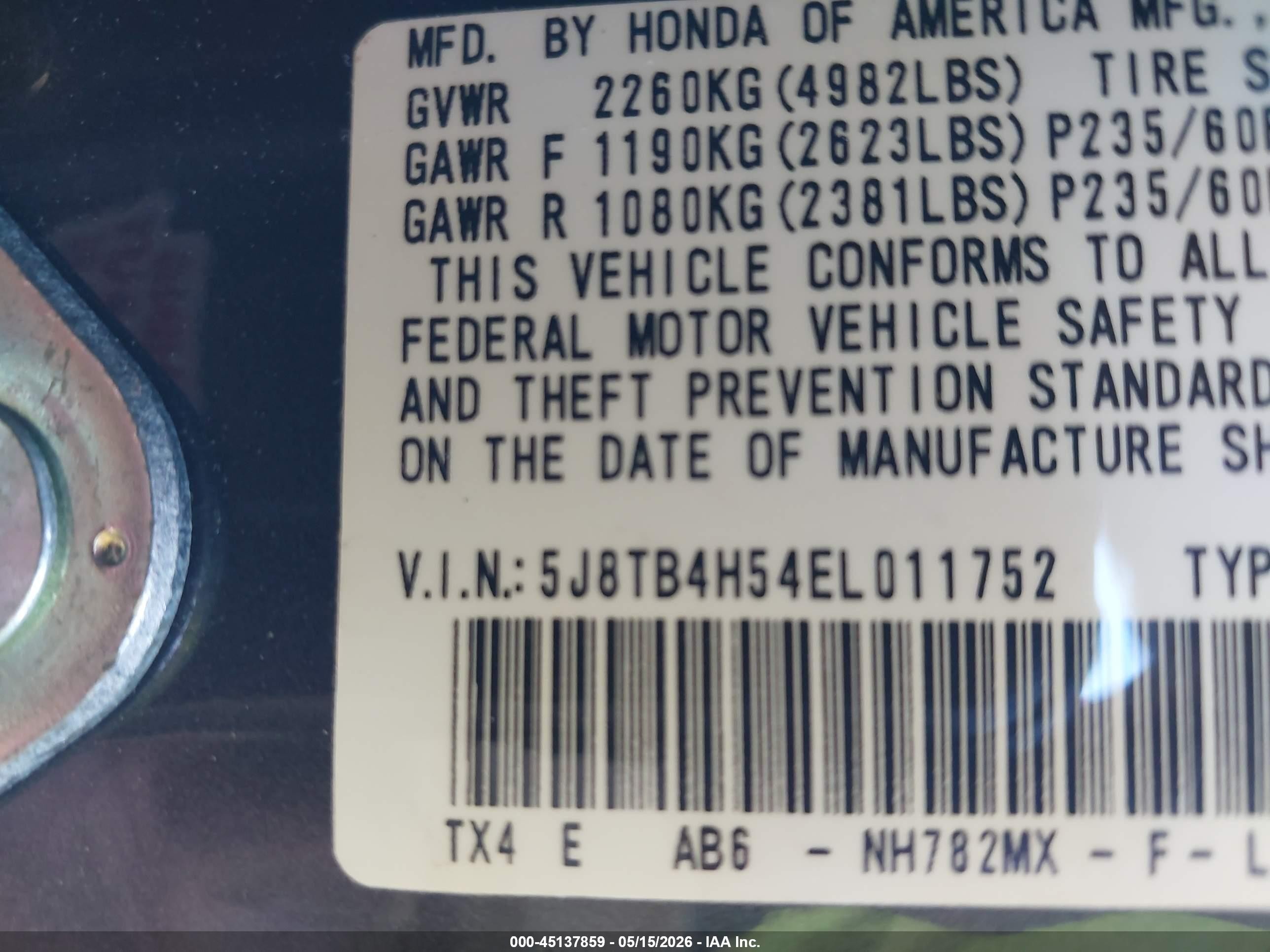 2014 Acura Rdx   Серый vin: 5J8TB4H54EL011752