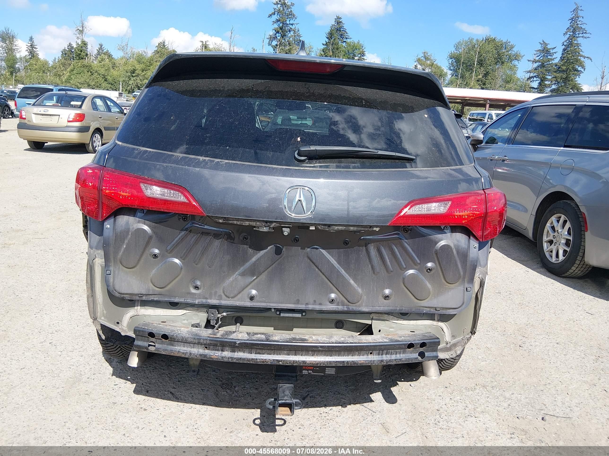 2015 Acura Rdx   Gray vin: 5J8TB4H54FL013972