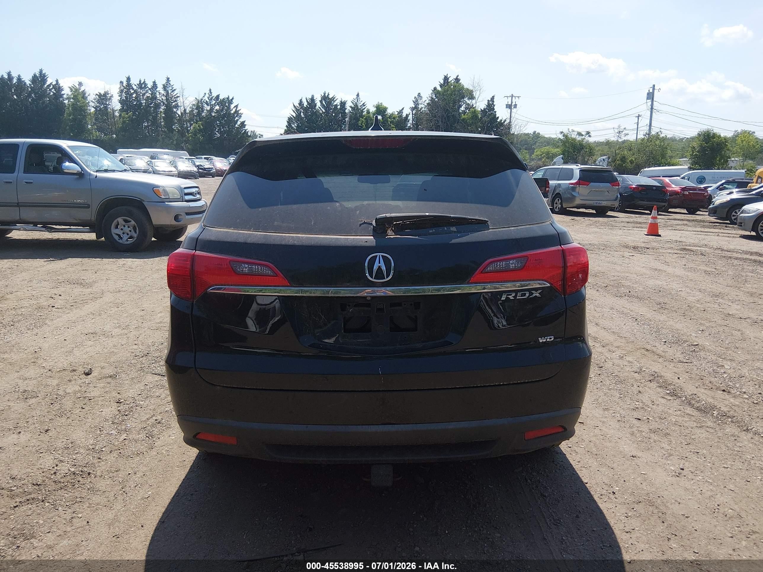 2015 Acura Rdx Black vin: 5J8TB4H54FL015138