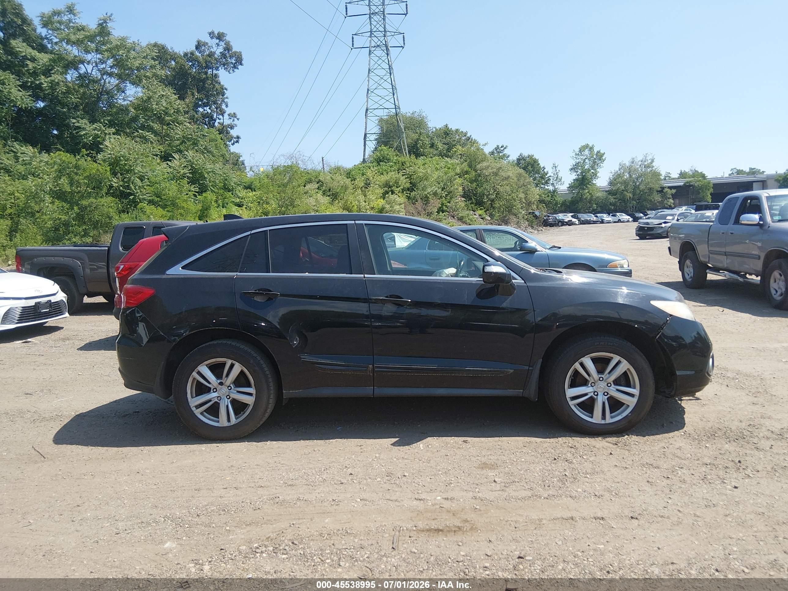 2015 Acura Rdx Black vin: 5J8TB4H54FL015138
