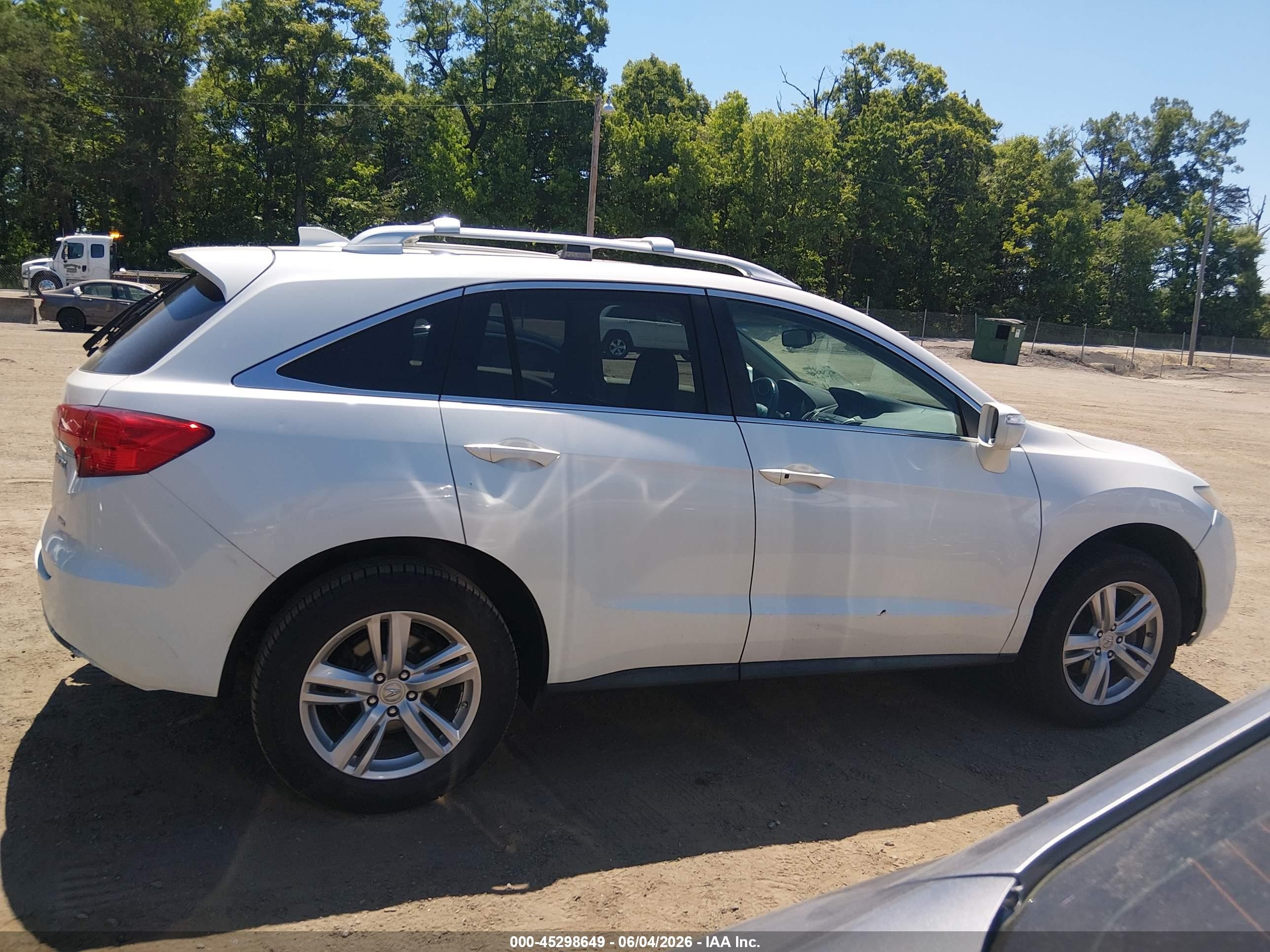 2015 Acura Rdx   Белый vin: 5J8TB4H54FL020811