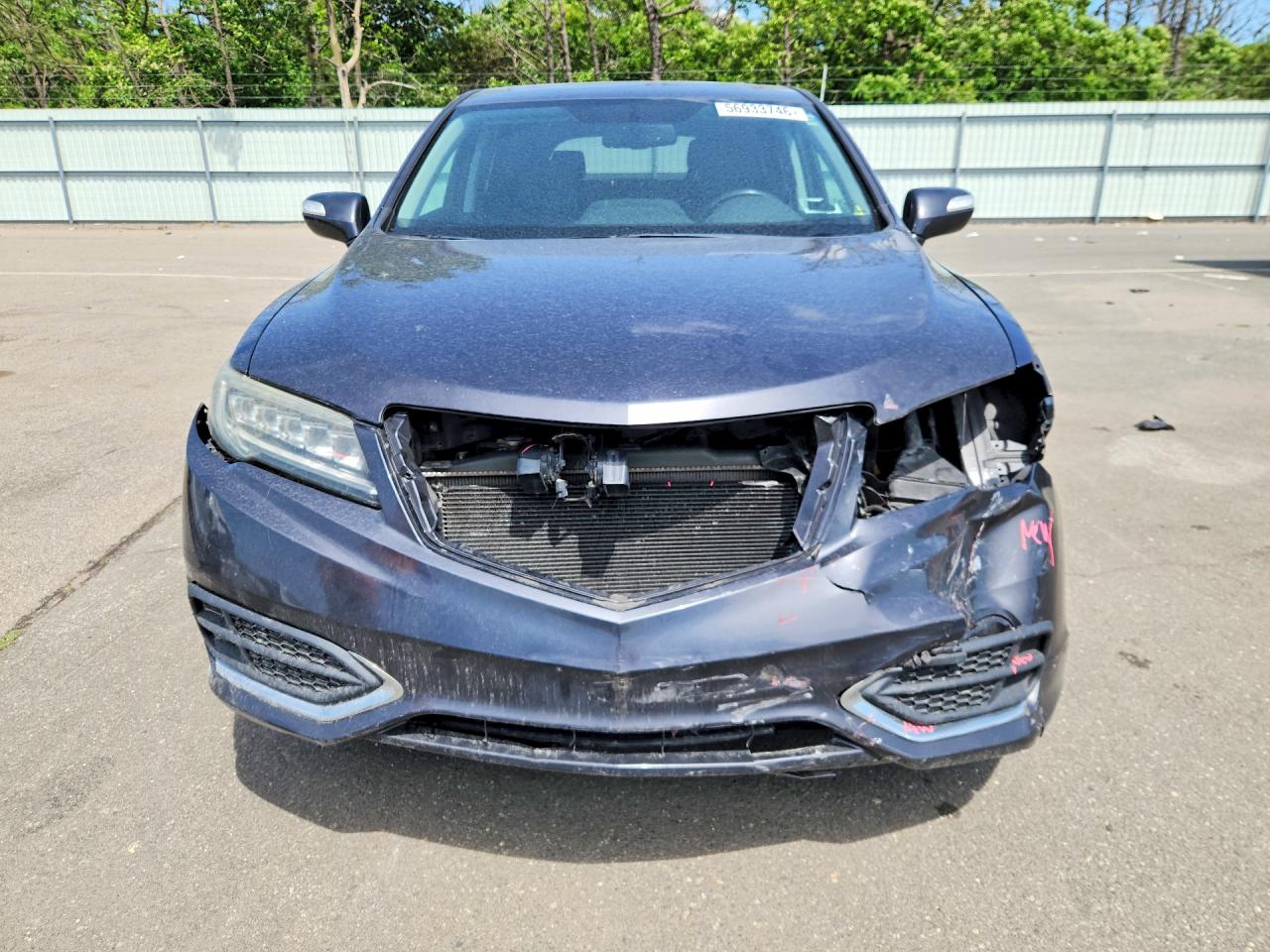 2016 Acura Rdx Technology Gray vin: 5J8TB4H54GL025332