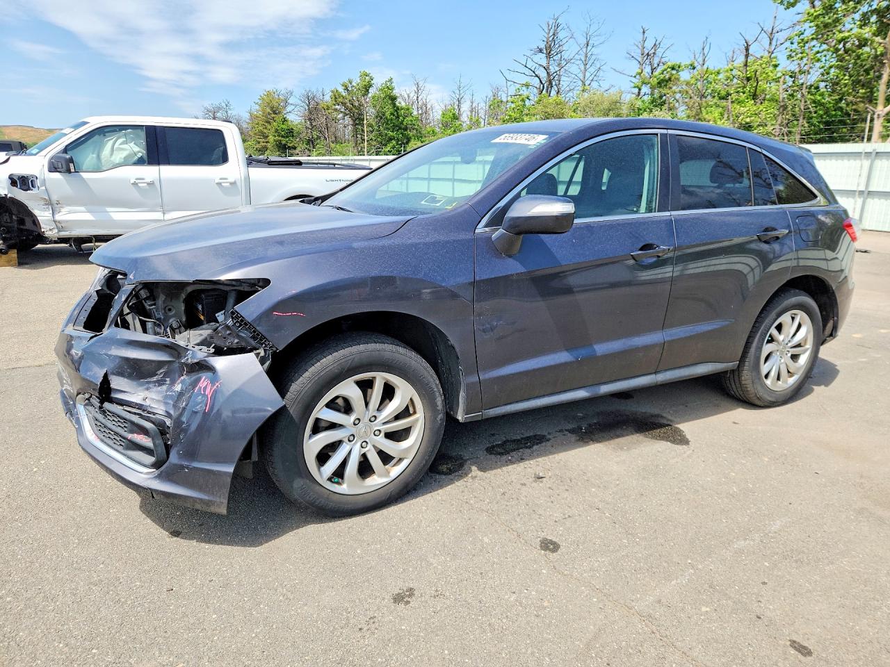 2016 Acura Rdx Technology Gray vin: 5J8TB4H54GL025332