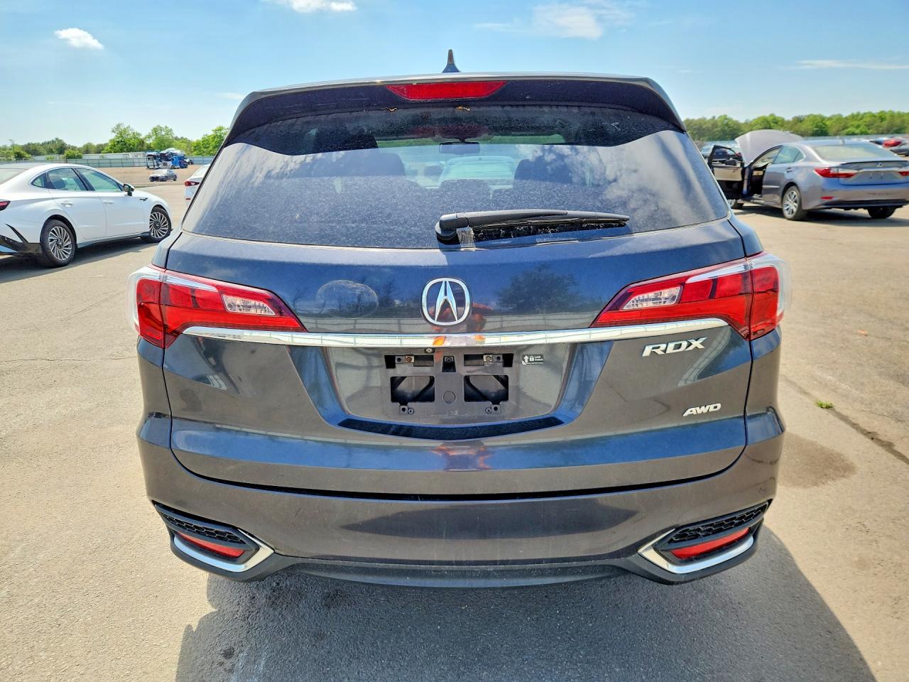 2016 Acura Rdx Technology Gray vin: 5J8TB4H54GL025332