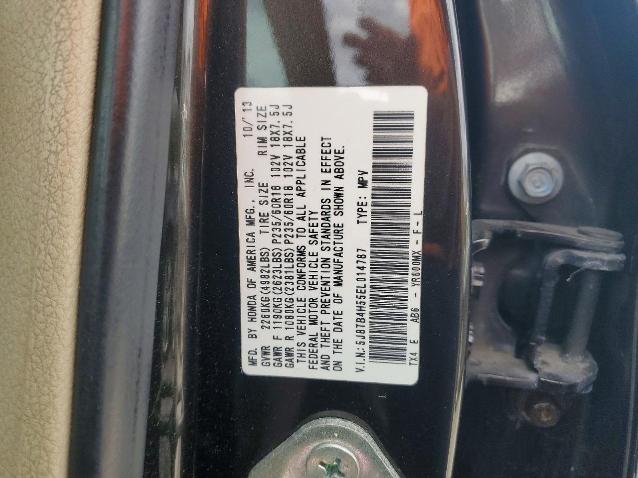 2014 Acura Rdx Technology Black vin: 5J8TB4H55EL014787