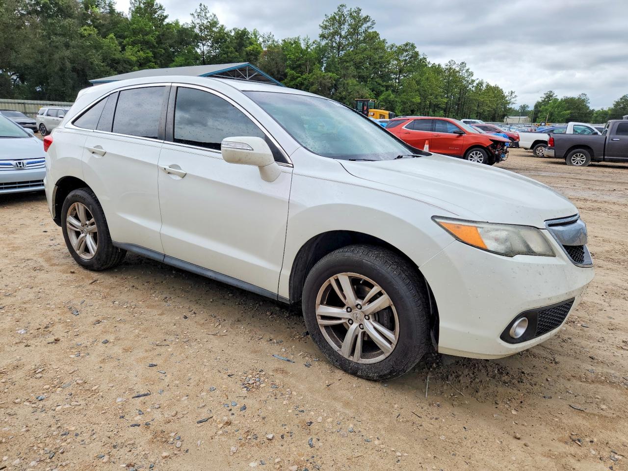 2015 Acura Rdx Technology White vin: 5J8TB4H55FL013480