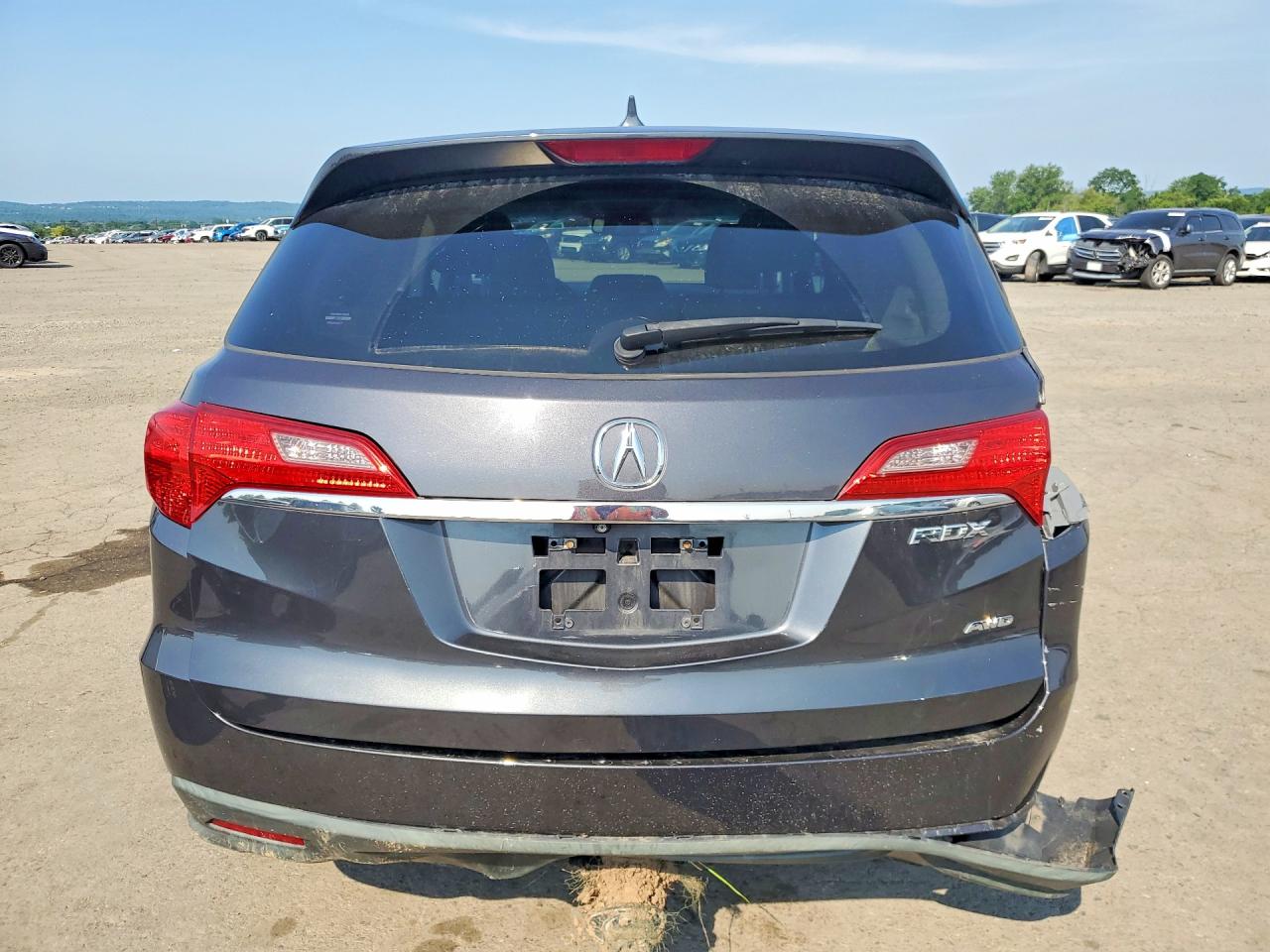 2015 Acura Rdx Technology Gray vin: 5J8TB4H55FL014371