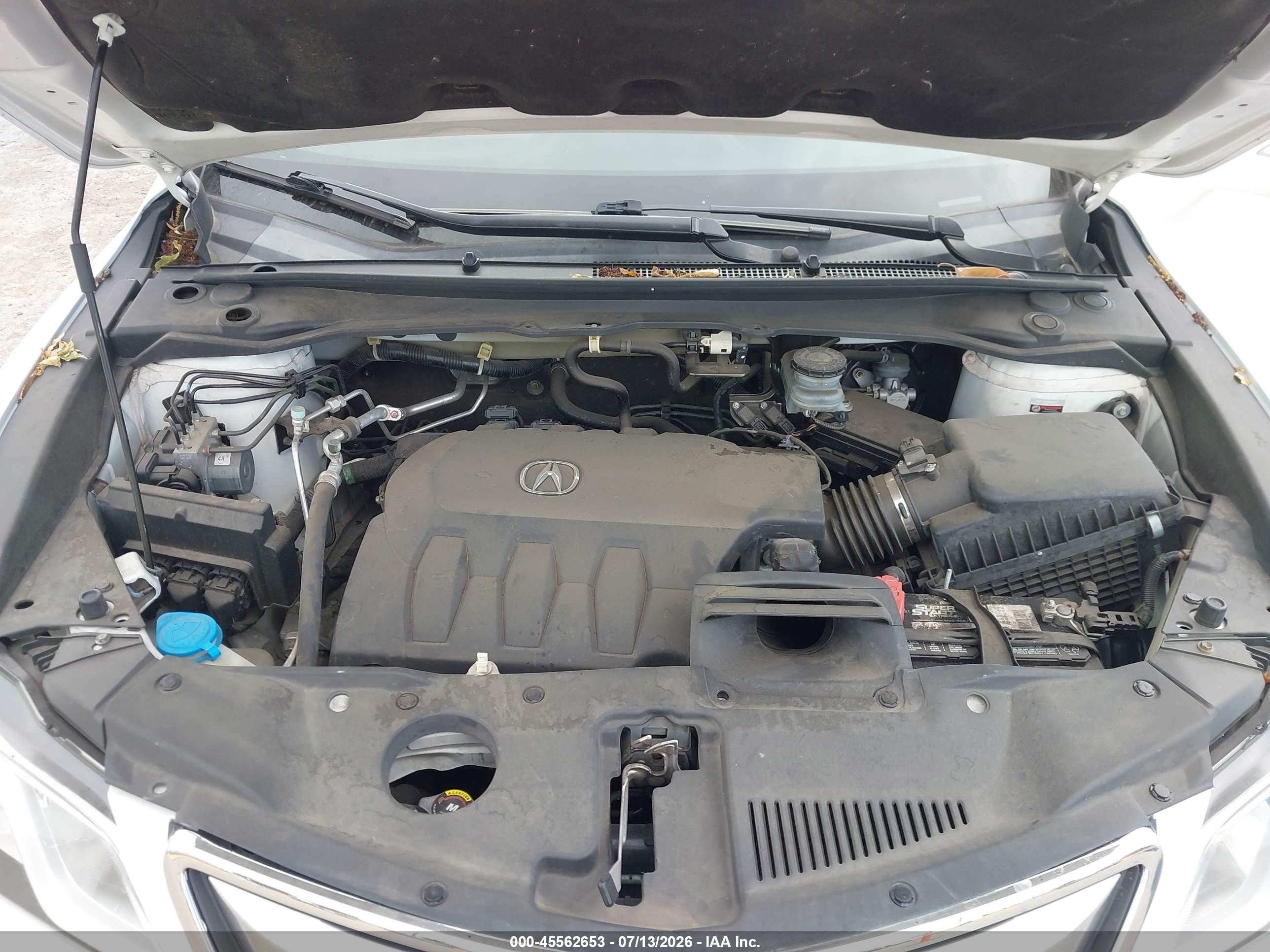 2015 Acura Rdx   Белый vin: 5J8TB4H55FL026827