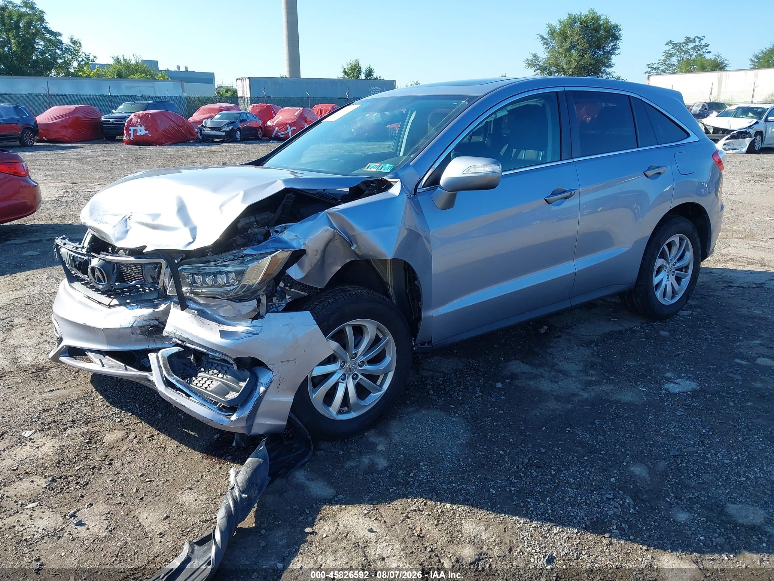 2016 Acura Rdx Technology   Acurawatch Plus Packages/technology Package Silver vin: 5J8TB4H55GL023220
