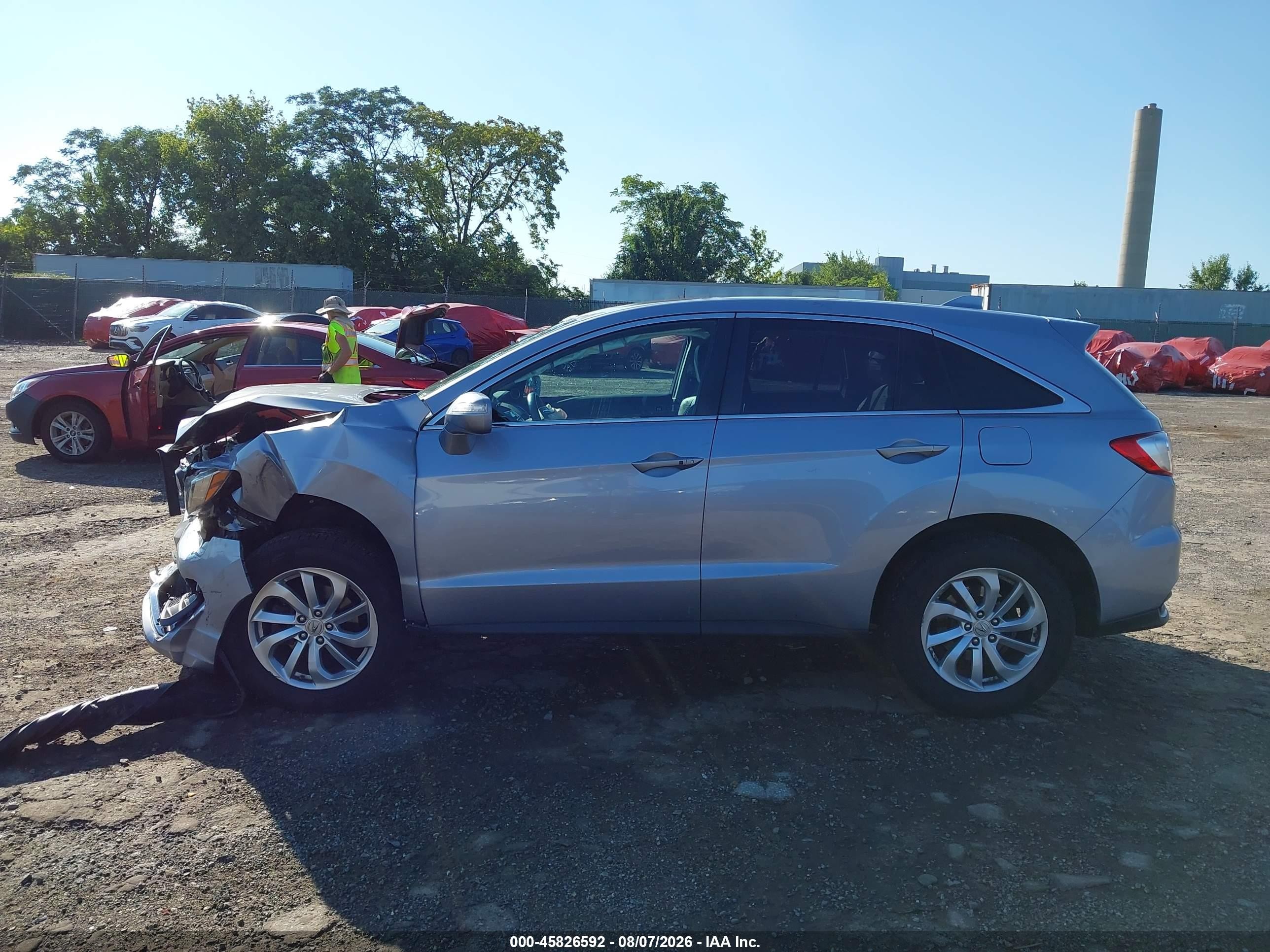 2016 Acura Rdx Technology   Acurawatch Plus Packages/technology Package Silver vin: 5J8TB4H55GL023220