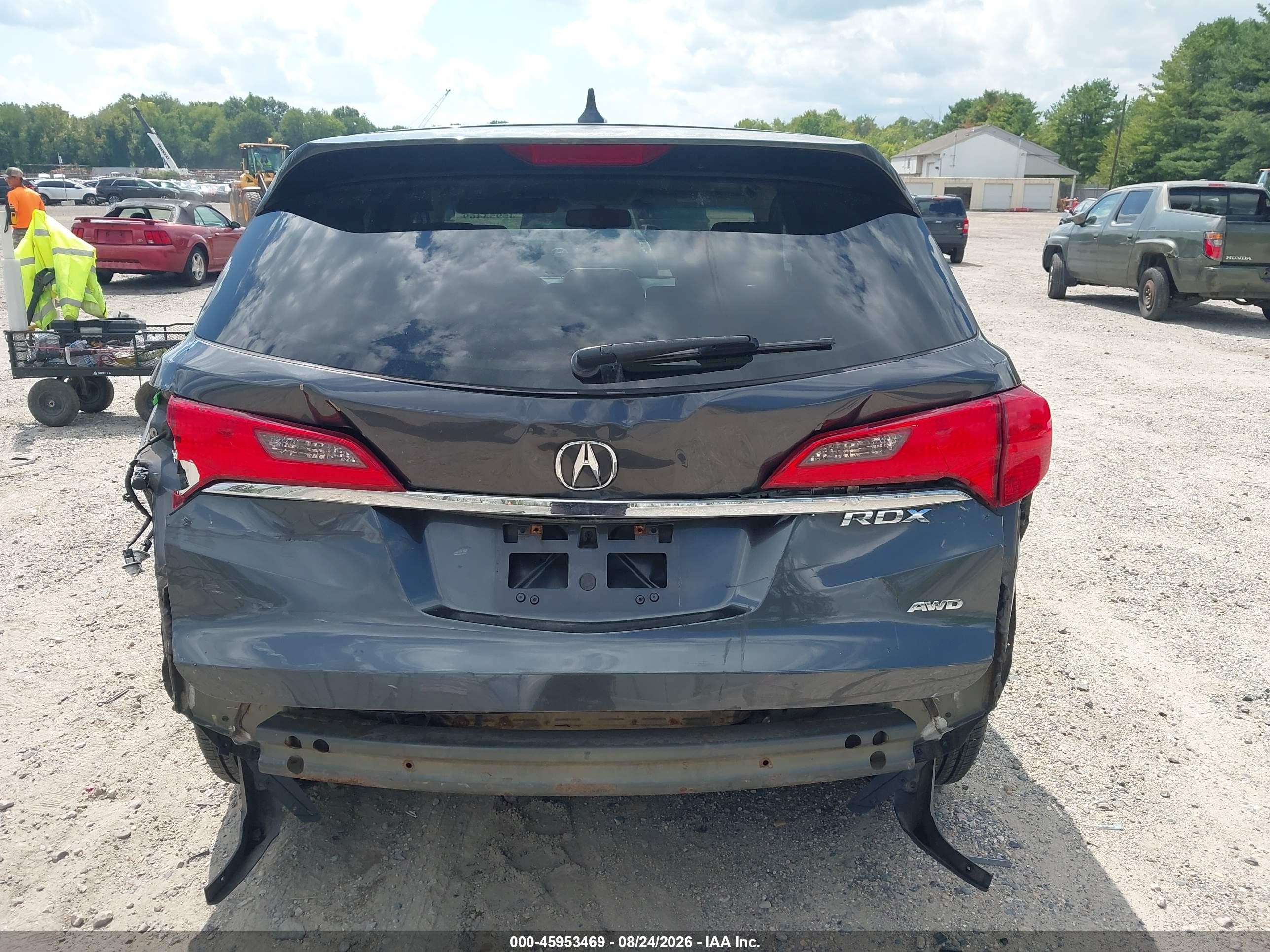 2013 Acura Rdx   Gray vin: 5J8TB4H56DL004199