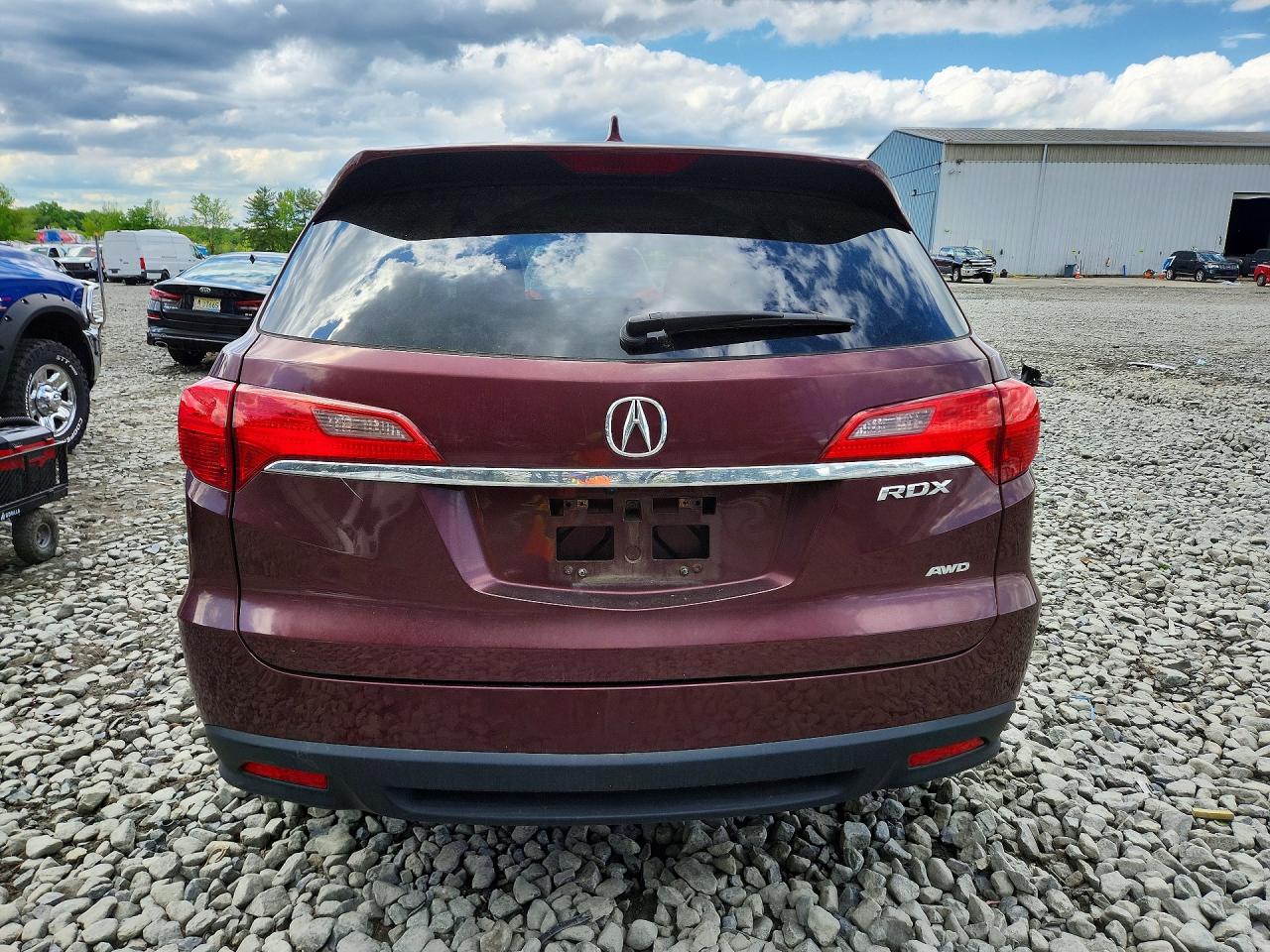 2013 Acura Rdx Technology Burgundy vin: 5J8TB4H56DL009421