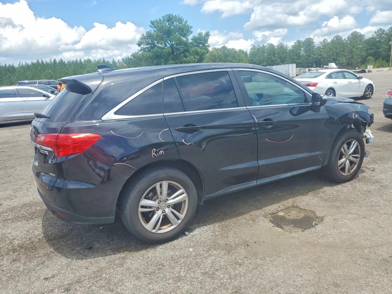 2013 Acura Rdx Technology Черный vin: 5J8TB4H56DL016644
