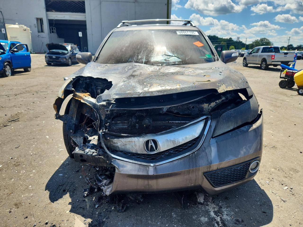 2013 Acura Rdx Technology Gray vin: 5J8TB4H56DL018734