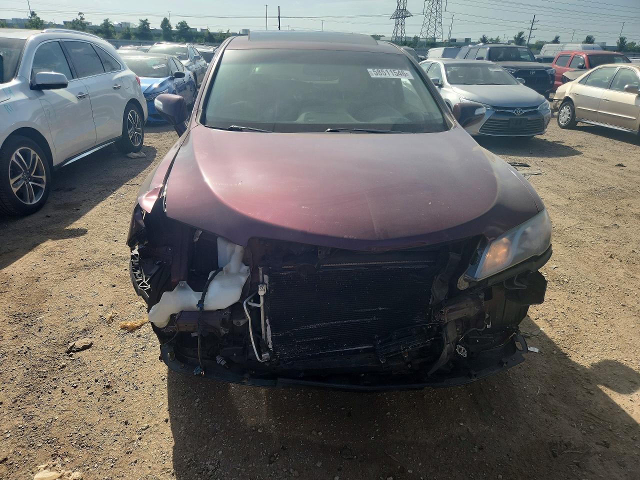 2014 Acura Rdx Technology Maroon vin: 5J8TB4H56EL005340