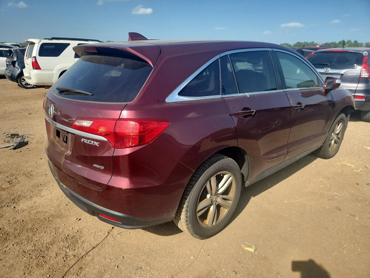 2014 Acura Rdx Technology Maroon vin: 5J8TB4H56EL005340