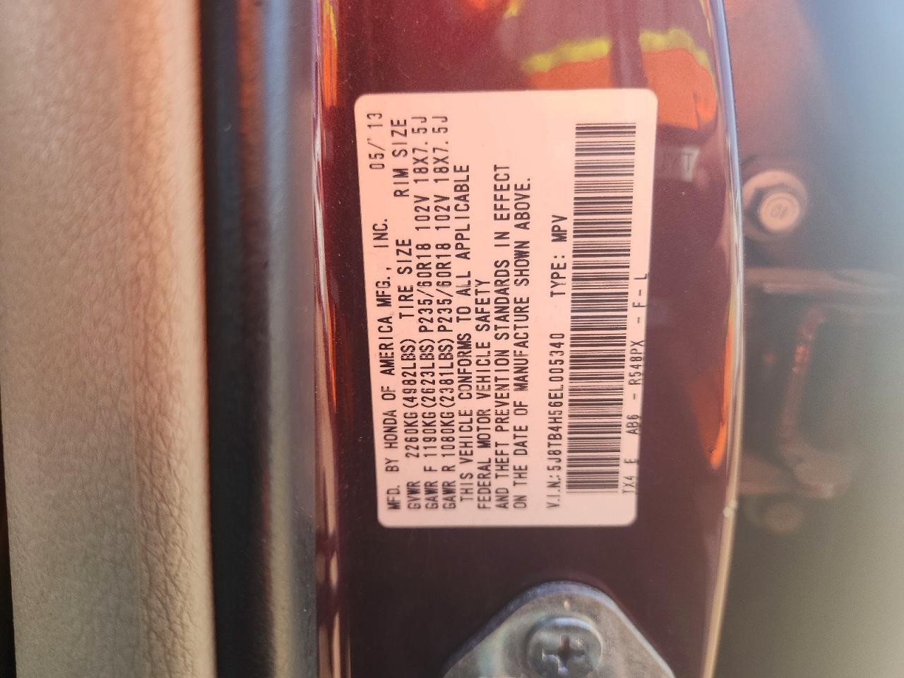 2014 Acura Rdx Technology Maroon vin: 5J8TB4H56EL005340