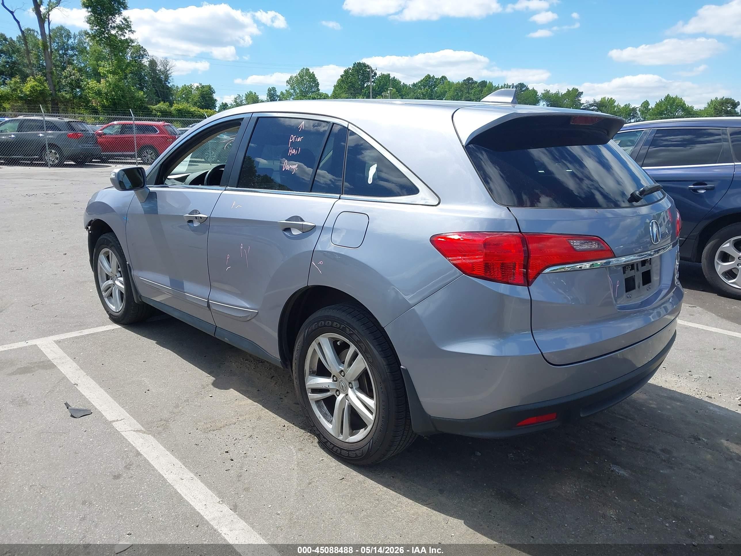 2014 Acura Rdx   Silver vin: 5J8TB4H56EL006360