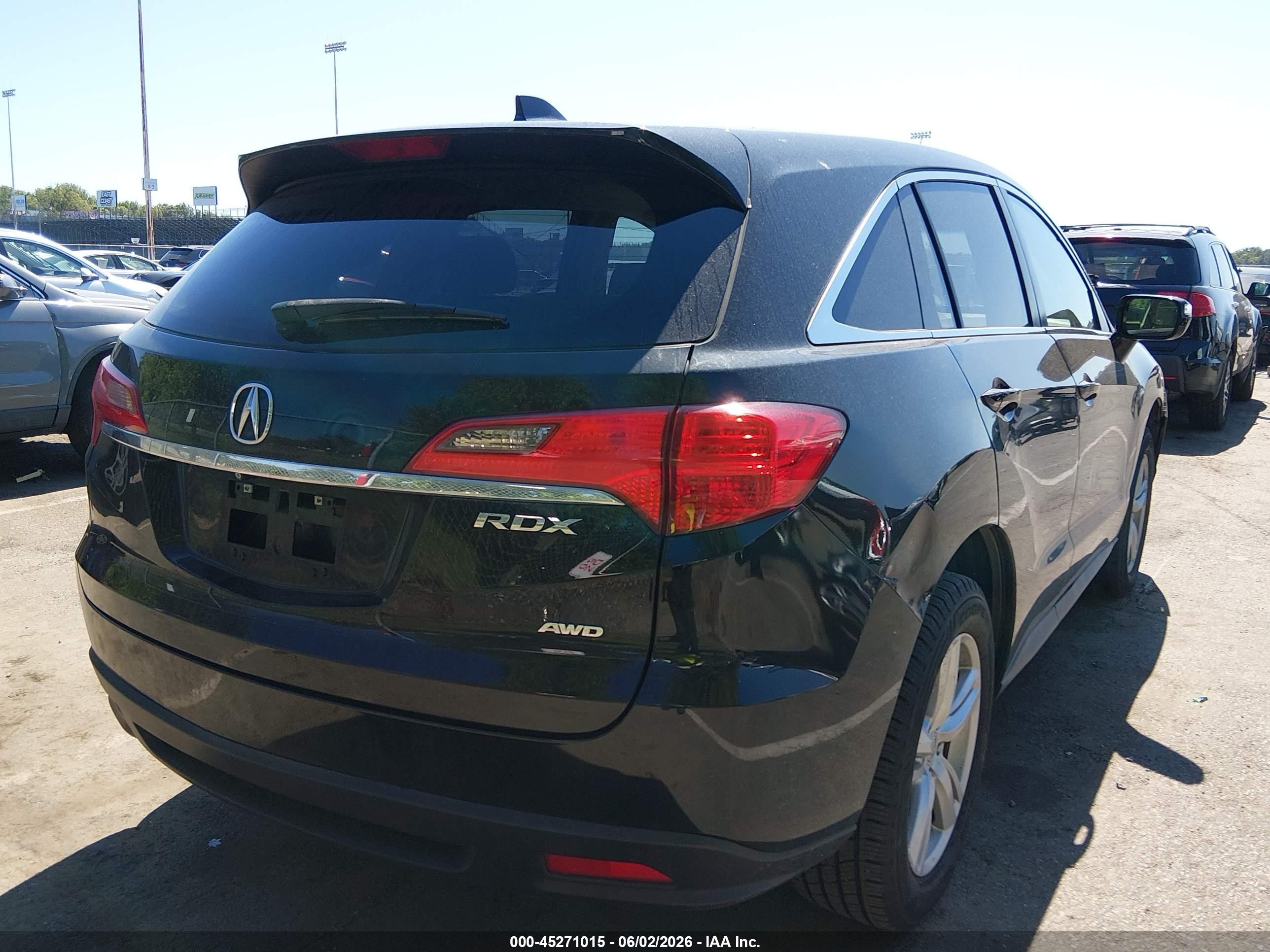 2014 Acura Rdx   Black vin: 5J8TB4H56EL015964