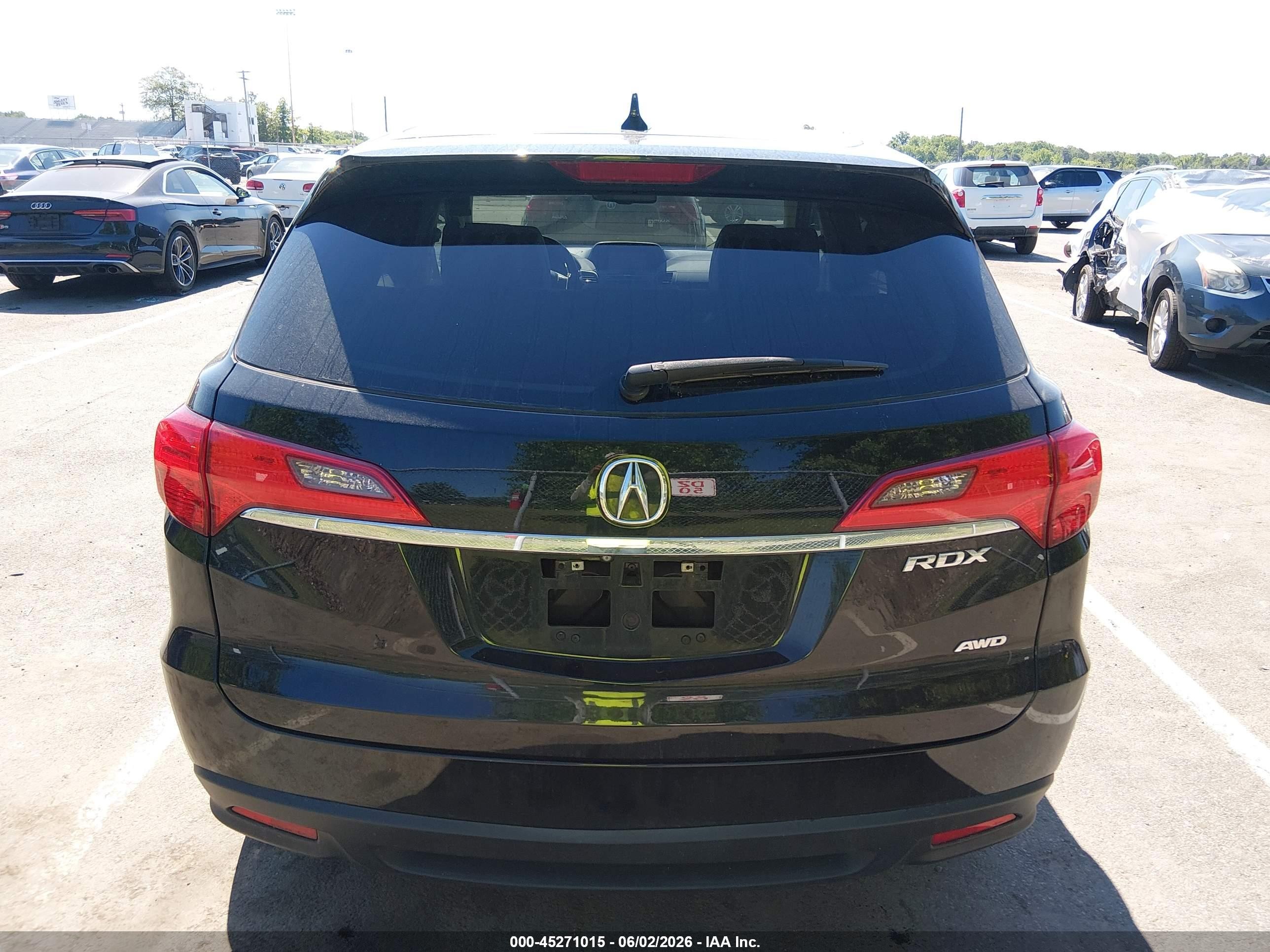 2014 Acura Rdx   Black vin: 5J8TB4H56EL015964