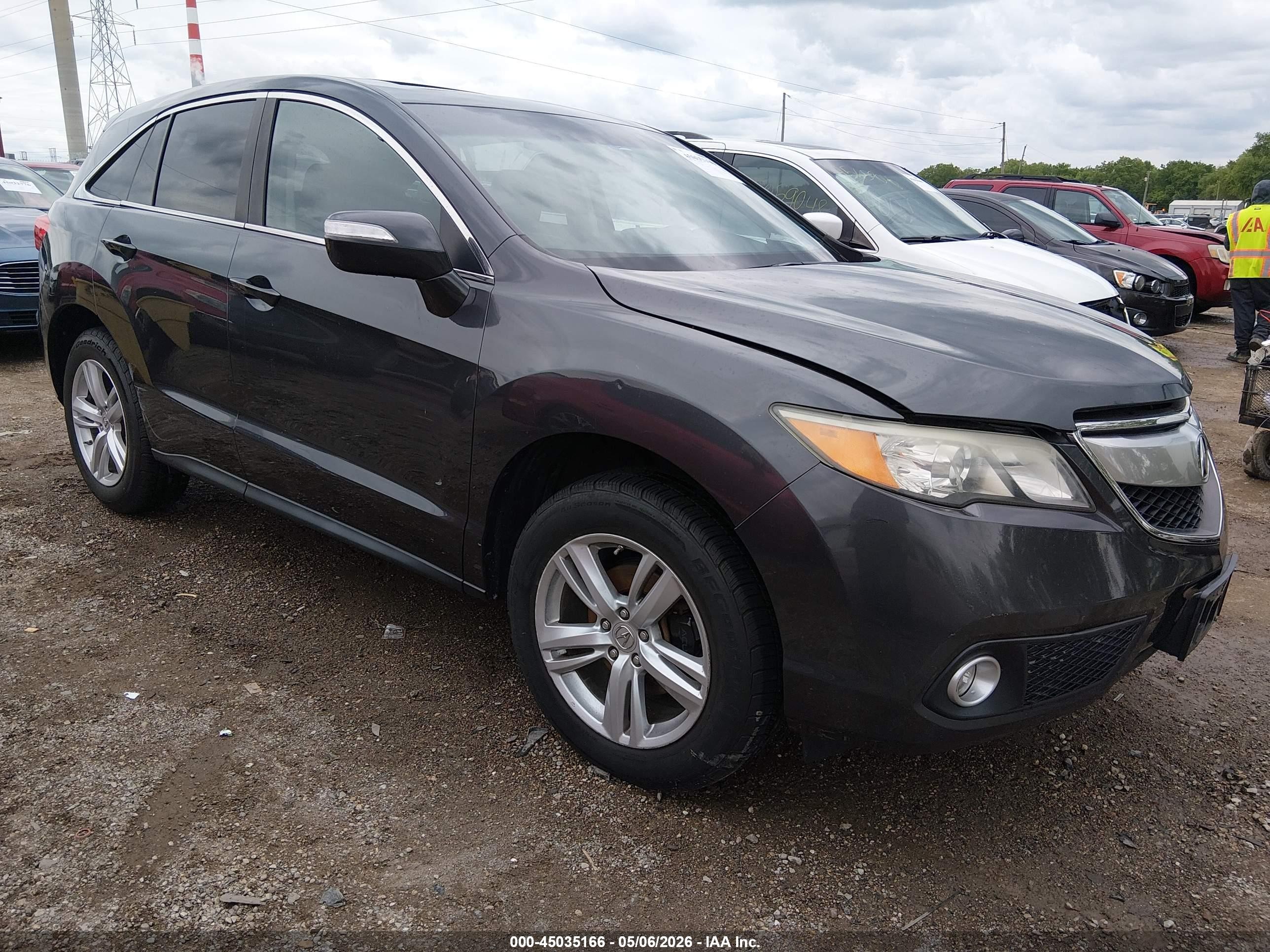 2014 Acura Rdx   Gray vin: 5J8TB4H56EL021683