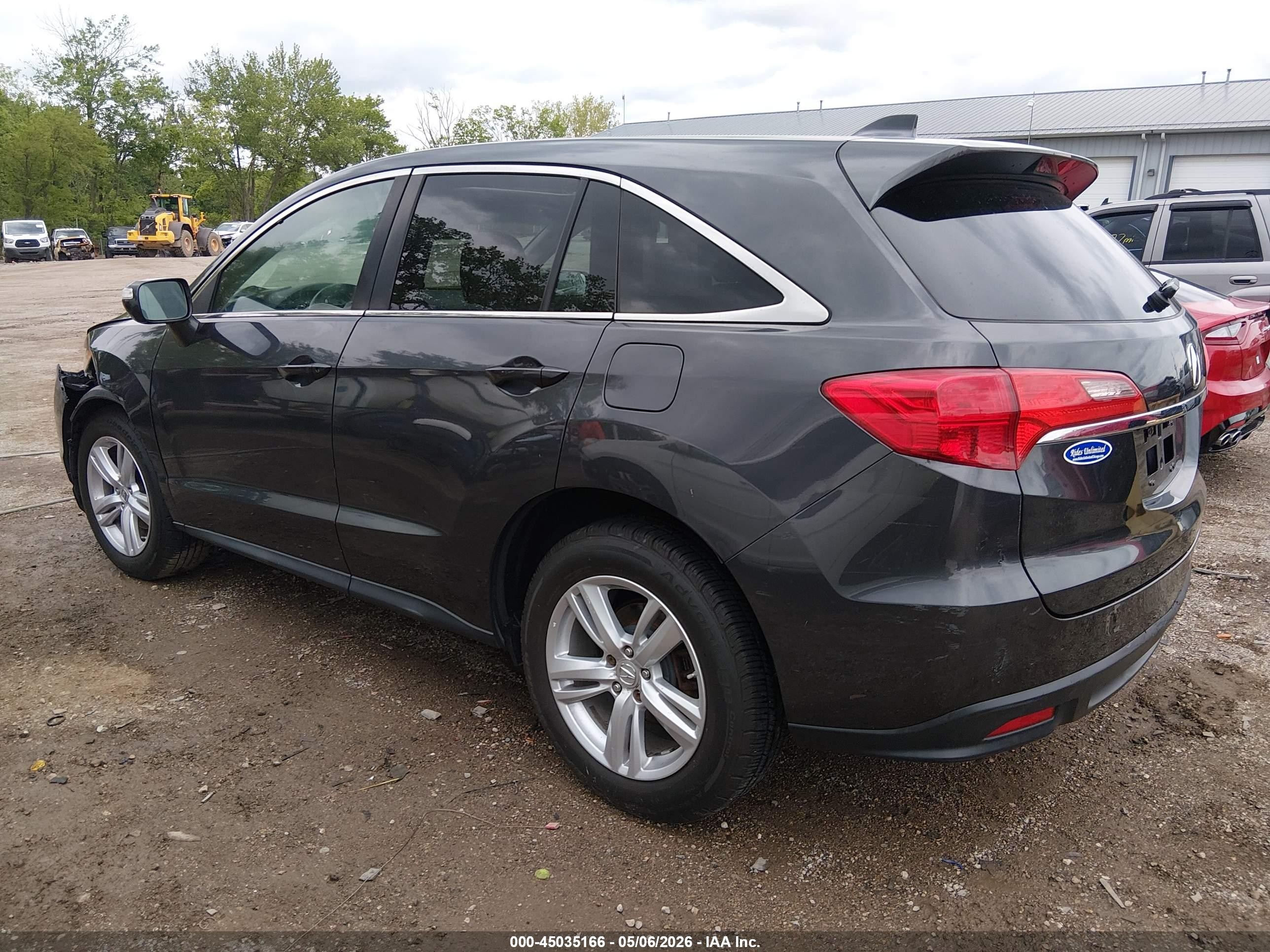 2014 Acura Rdx   Gray vin: 5J8TB4H56EL021683
