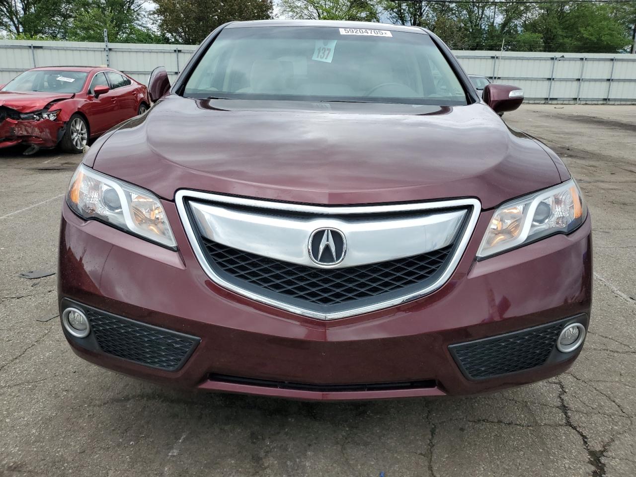 2015 Acura Rdx Technology Burgundy vin: 5J8TB4H56FL002875