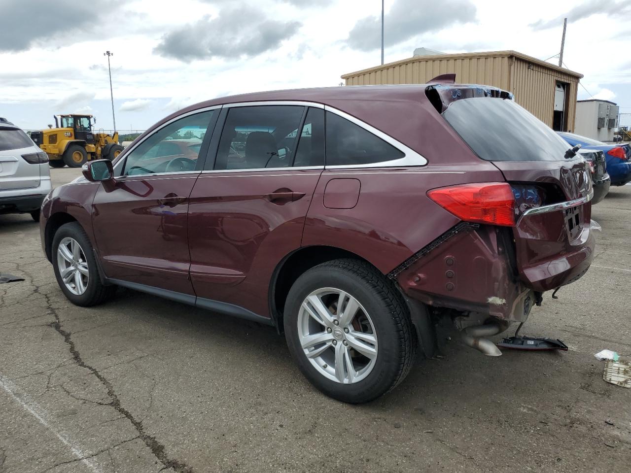 2015 Acura Rdx Technology Burgundy vin: 5J8TB4H56FL002875