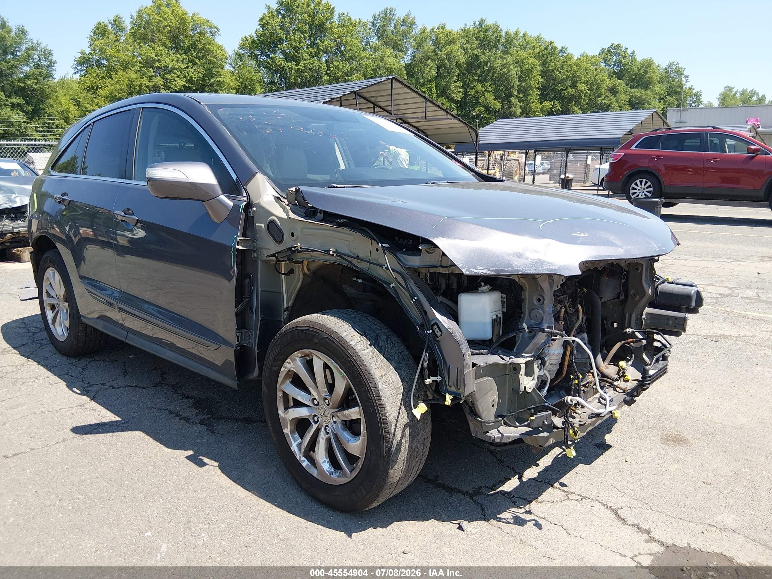 2018 Acura Rdx Technology   Acurawatch Plus Packages/technology Package Gray vin: 5J8TB4H56JL001055
