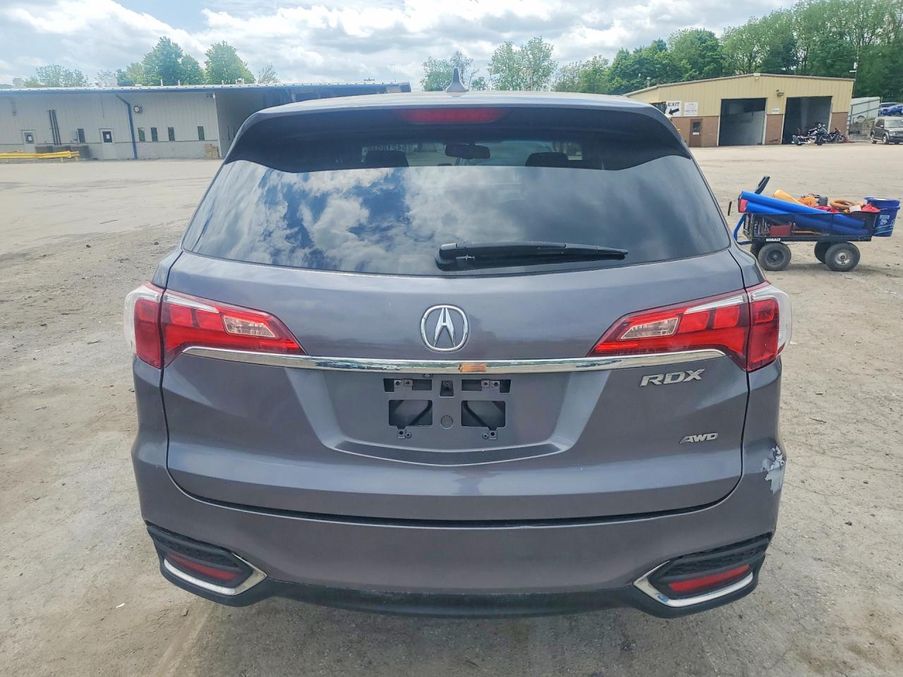 2018 Acura Rdx Technology Серый vin: 5J8TB4H56JL002299
